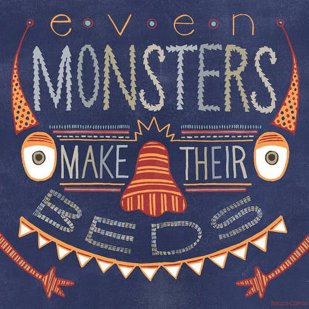 Oopsy Daisy Toos Colorful Monster Canvas Art