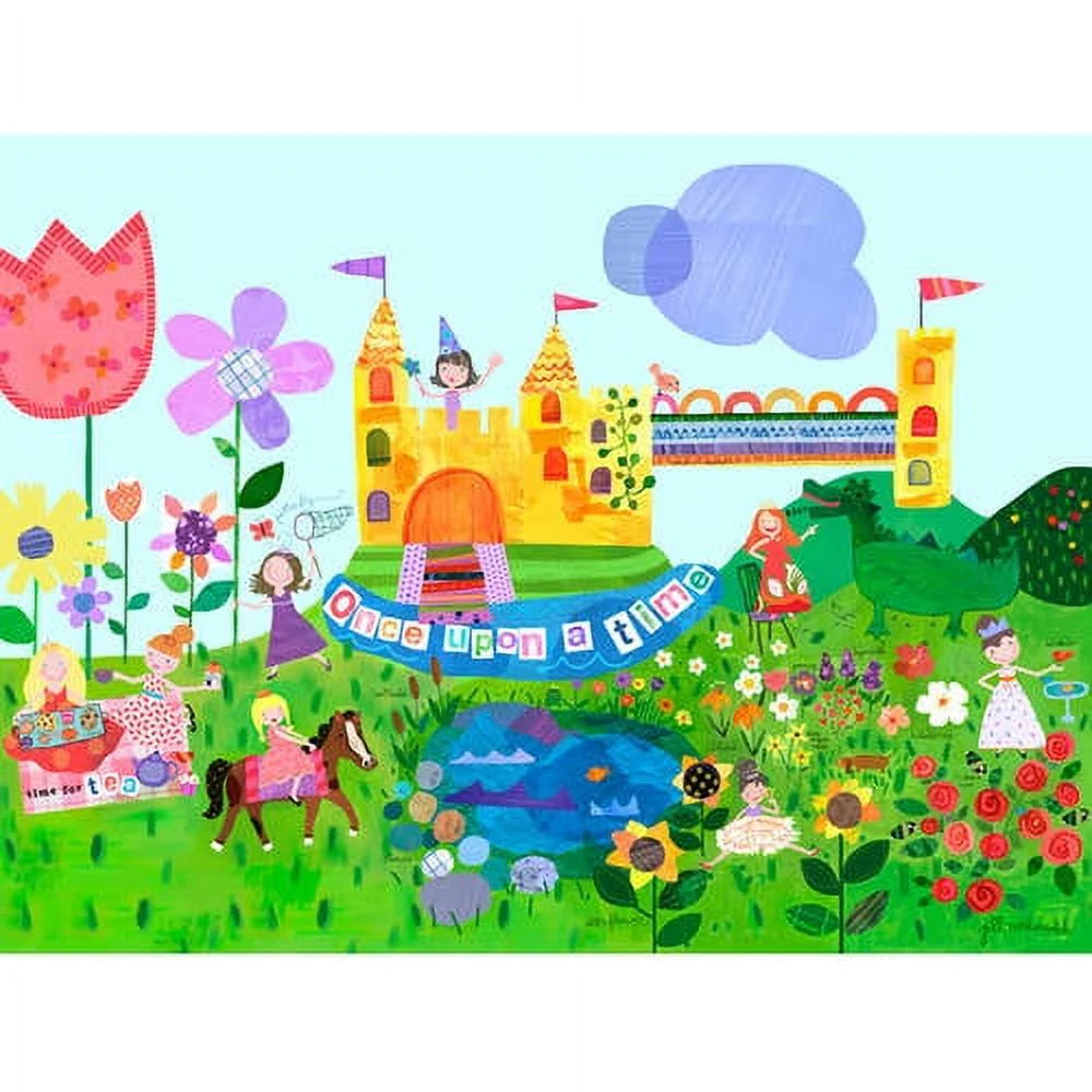 Oopsy Daisy Enchanted Princess Garden Canvas Wall Art