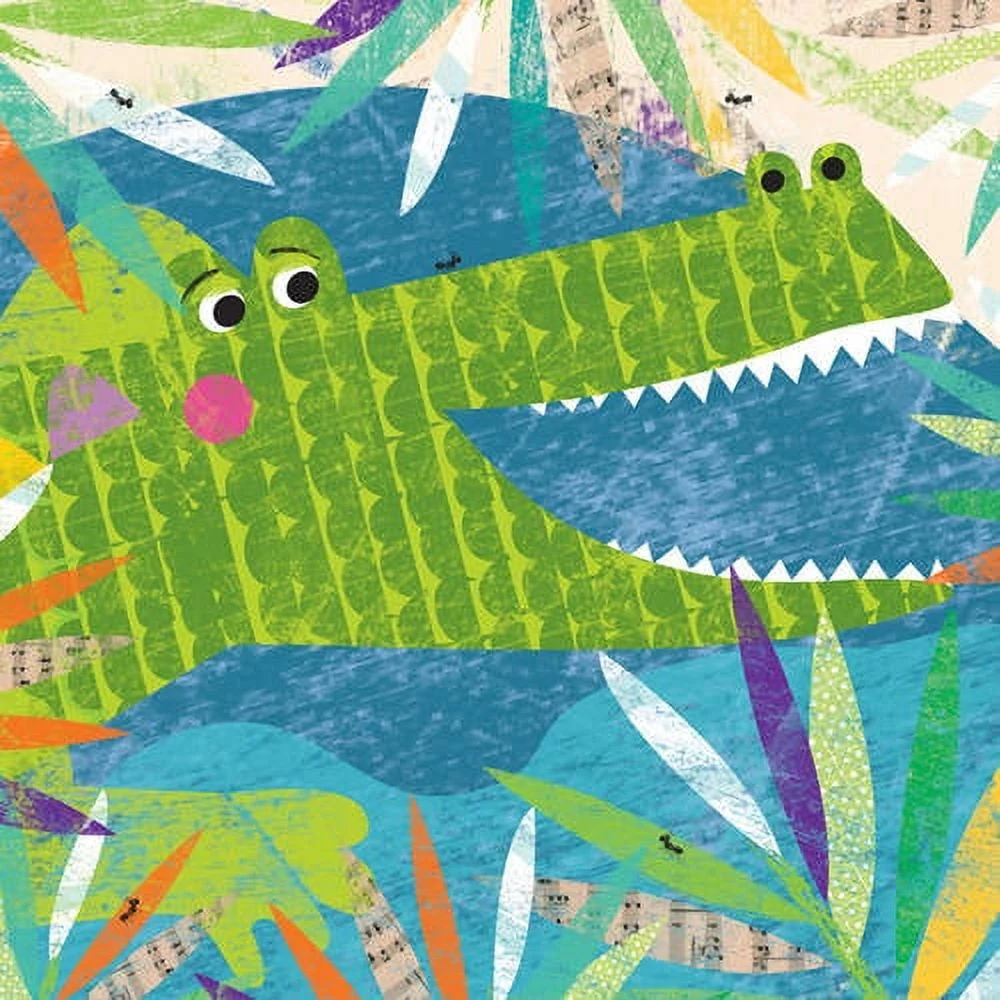 Oopsy Daisys Peeking Jungle Buddies Canvas Wall Art