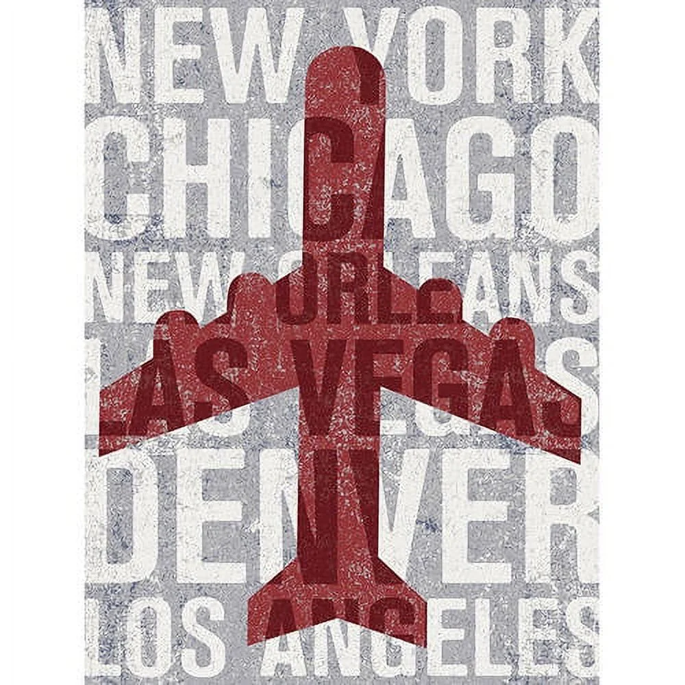 Oopsy Daisy The Places He'll Go Canvas Wall Art