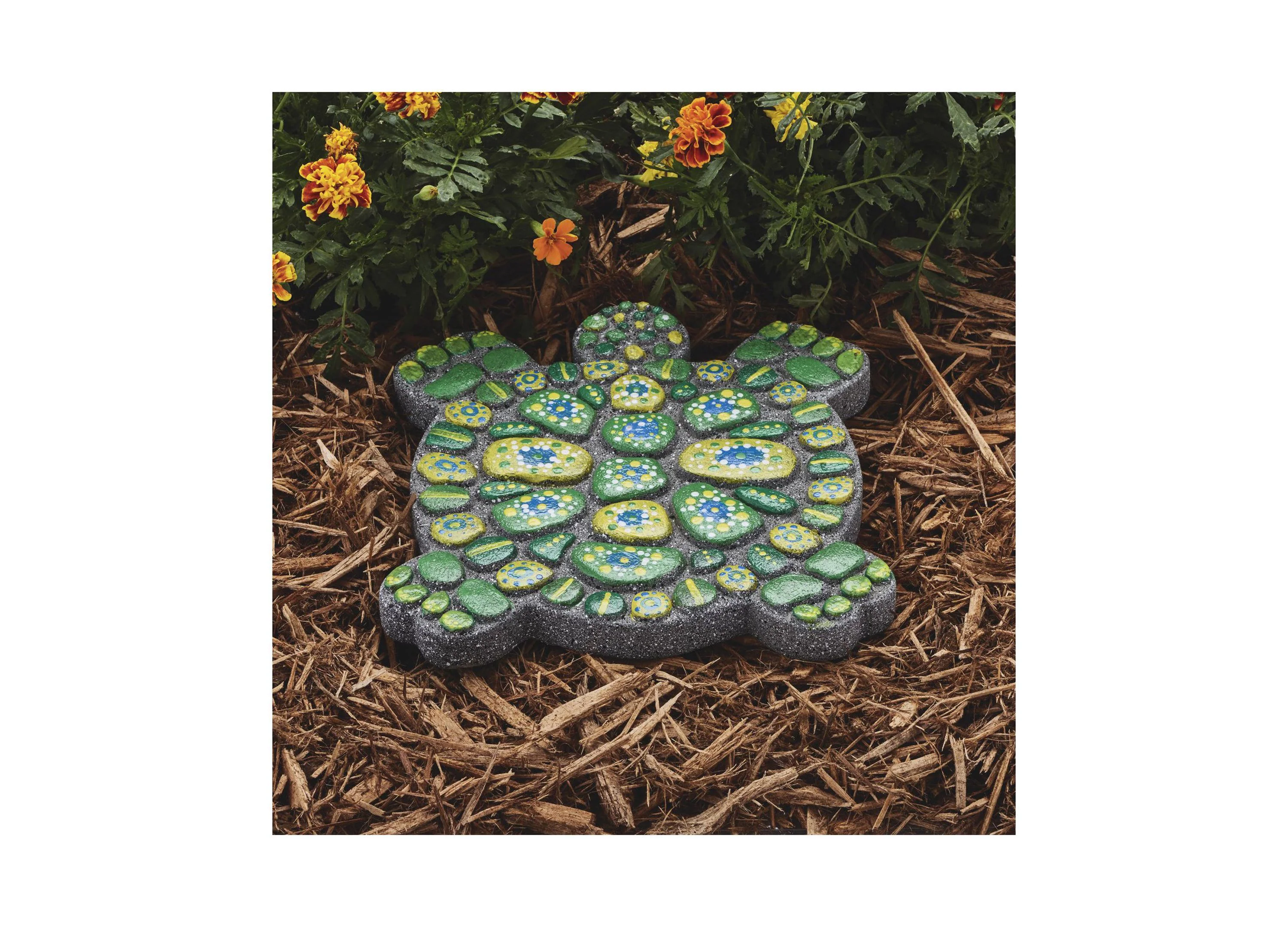 MindWare Paint Your Own Turtle Stepping Stone Kit - Arts and Crafts - Image 2