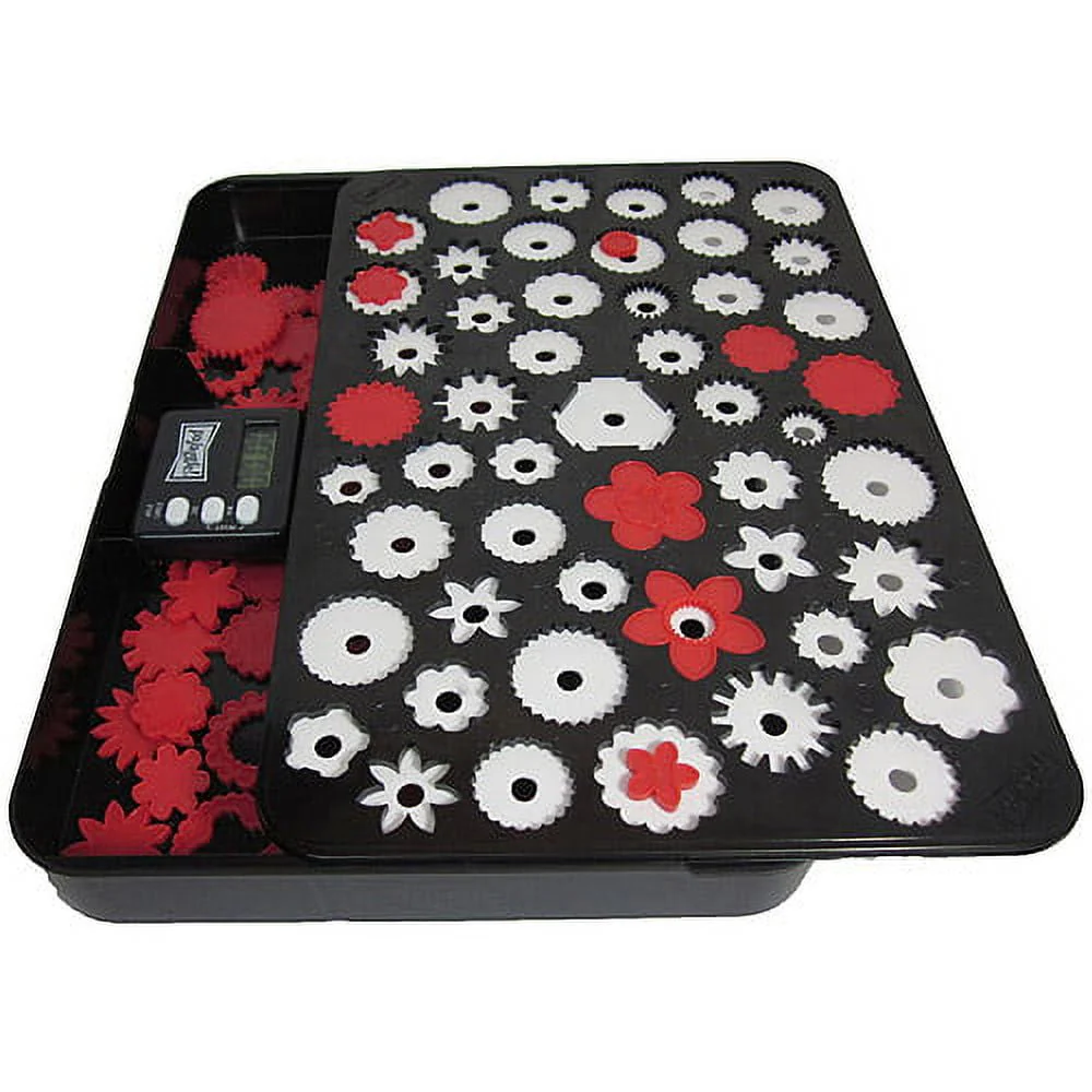 Pajaggle Board Game Black Board with Red Pieces