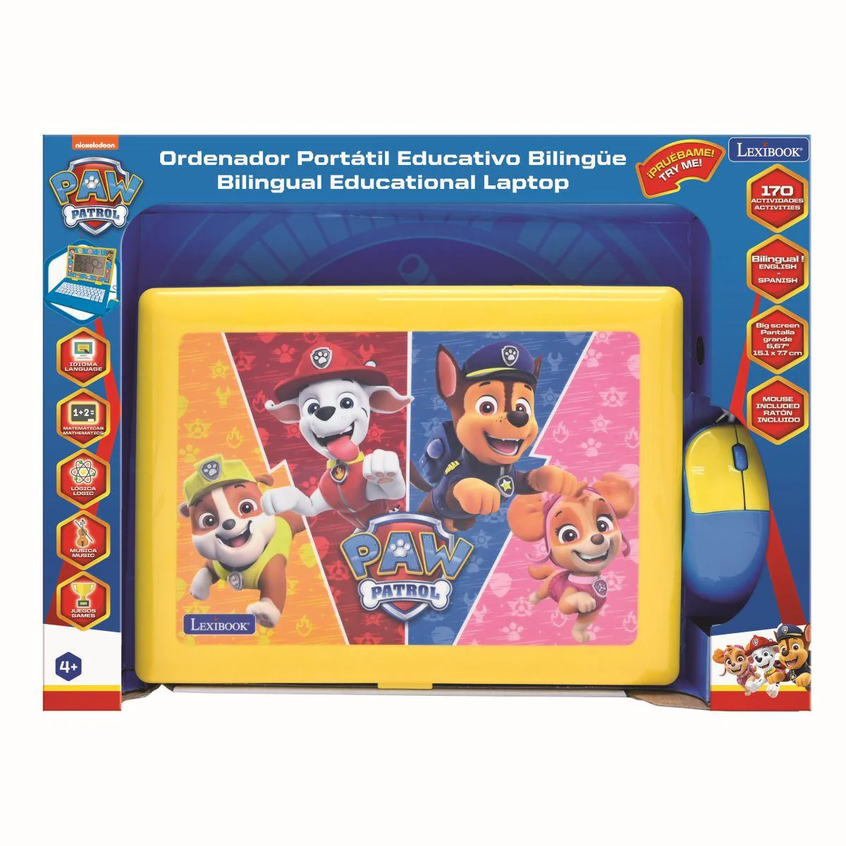 Paw Patrol Interactive Bilingual Educational Laptop - Learn & Play - Image 6