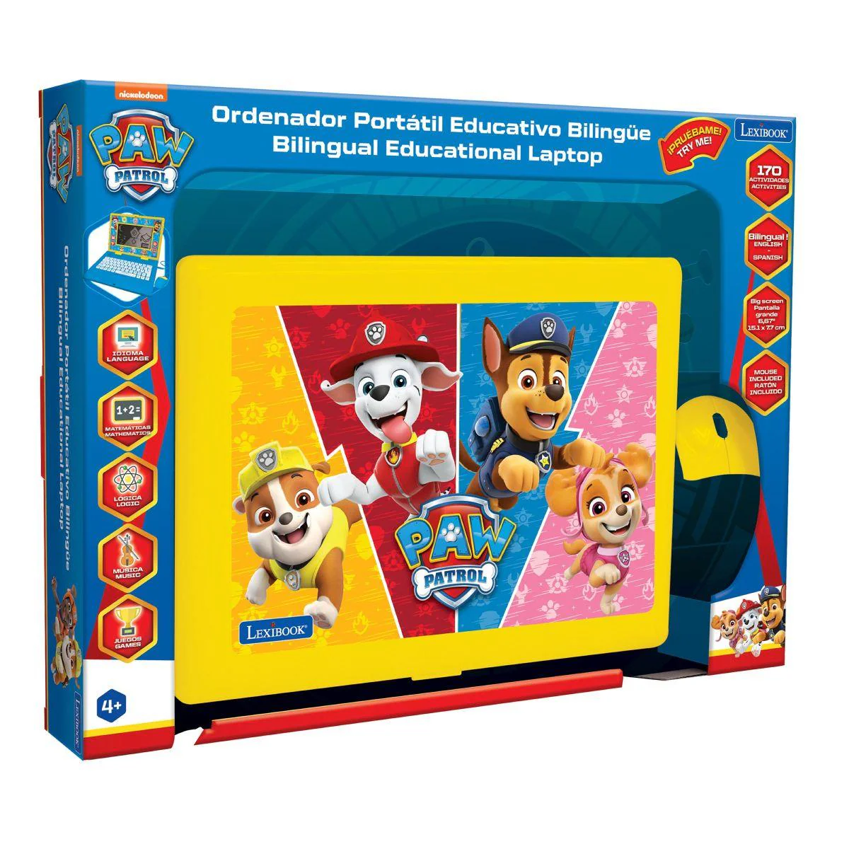 Paw Patrol Interactive Bilingual Educational Laptop - Learn & Play - Image 9
