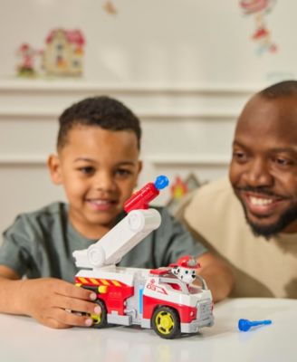 Paw Patrol Fire Rescue Marshall Fire Engine Toy with Ladder - Image 3