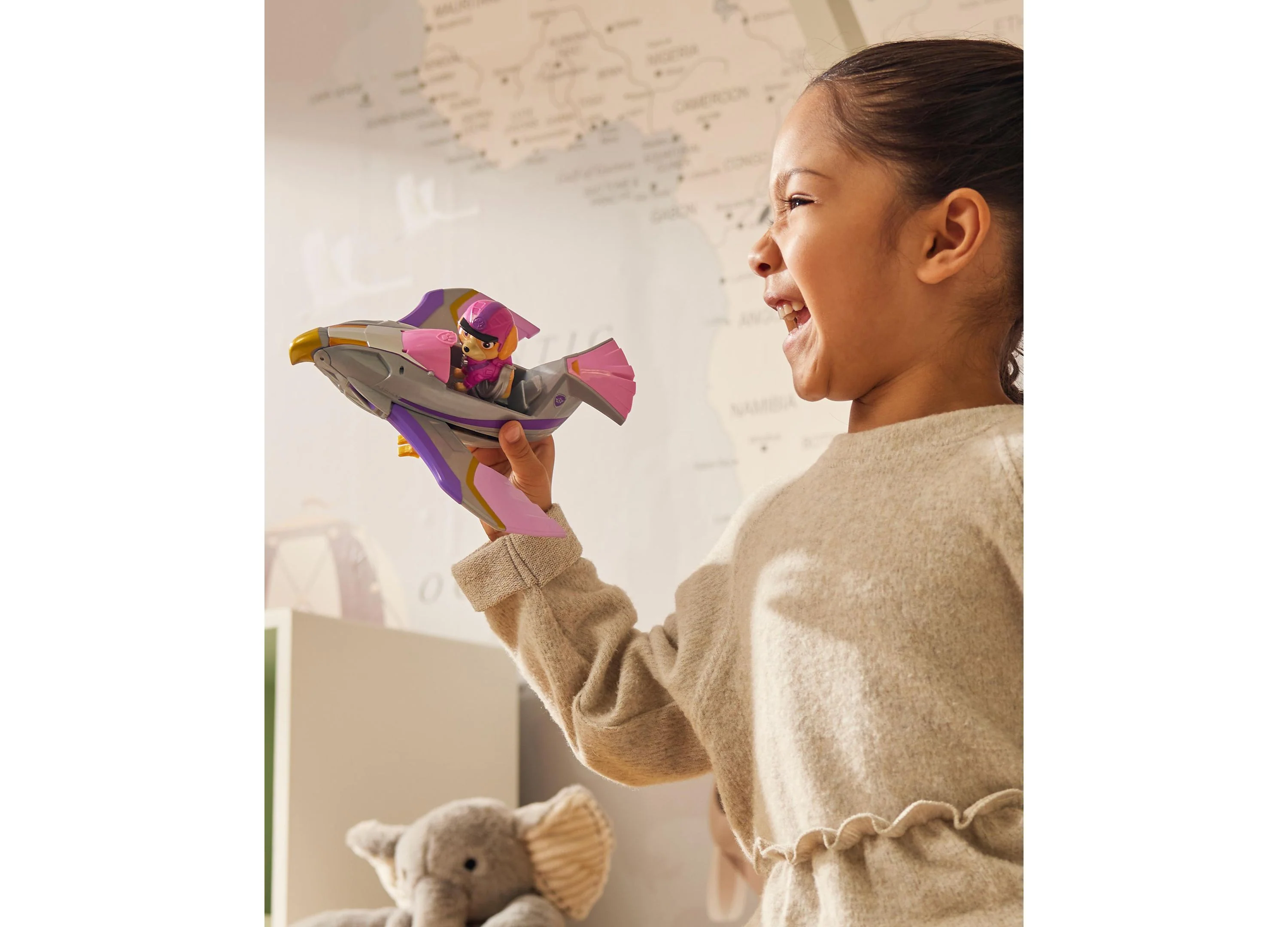 Paw Patrol Jungle Pups Skye Falcon Vehicle with Action Figure - Image 3