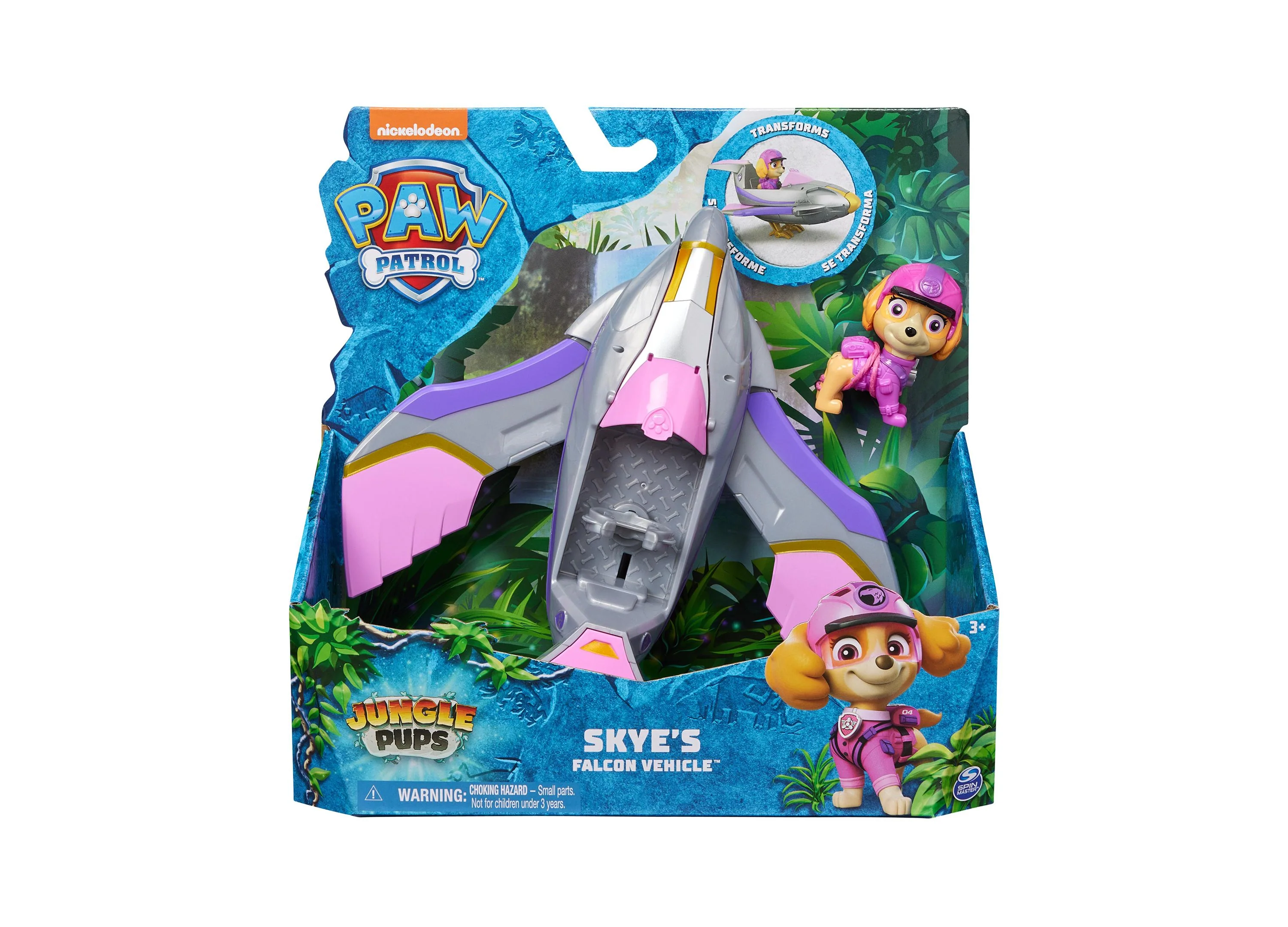 Paw Patrol Jungle Pups Skye Falcon Vehicle with Action Figure - Image 5