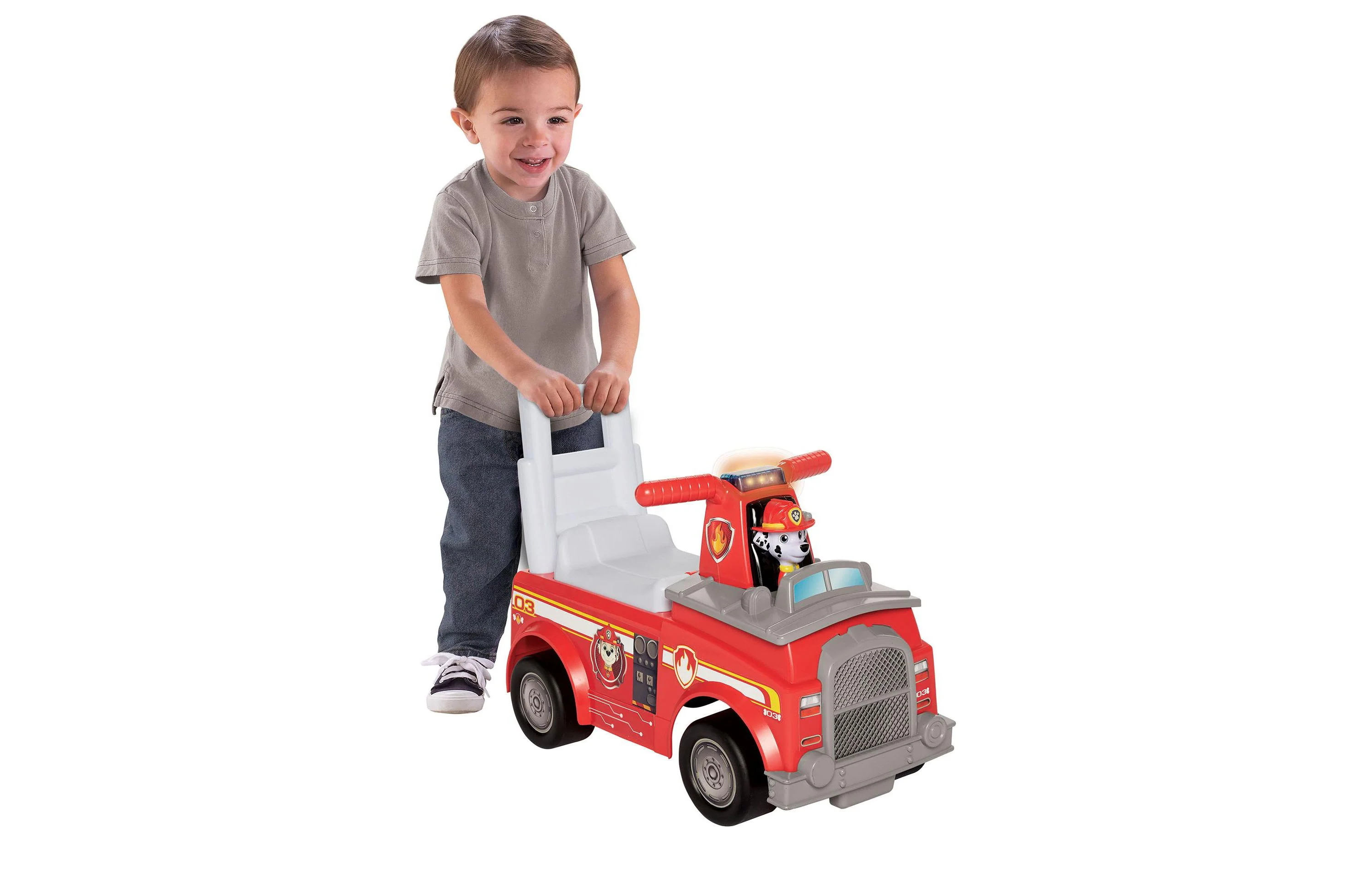Paw Patrol Movie - Marshall Fire Truck Ride-On - Interactive Toy - Image 2