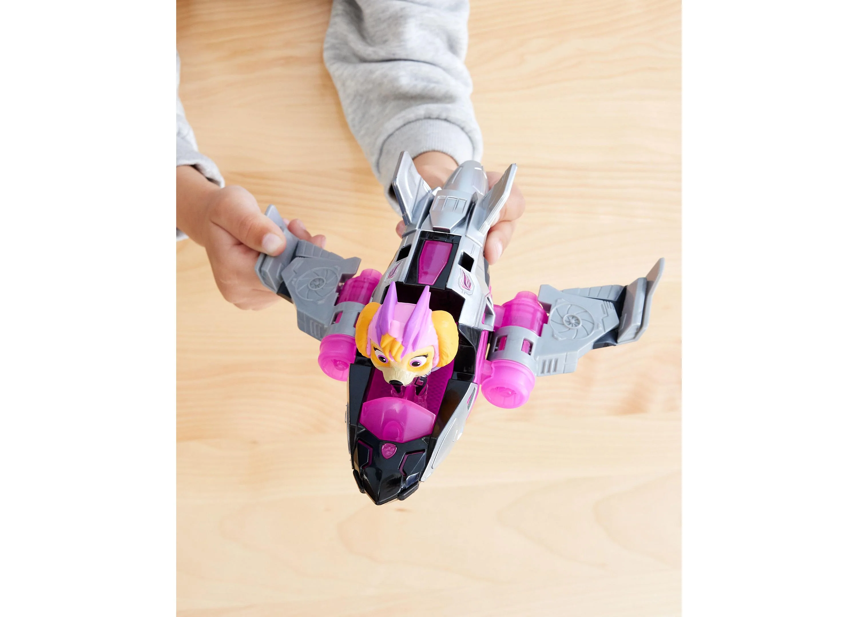 PAW Patrol Mighty Movie Skye's Transforming Jet - Action Figure Playset - Image 7