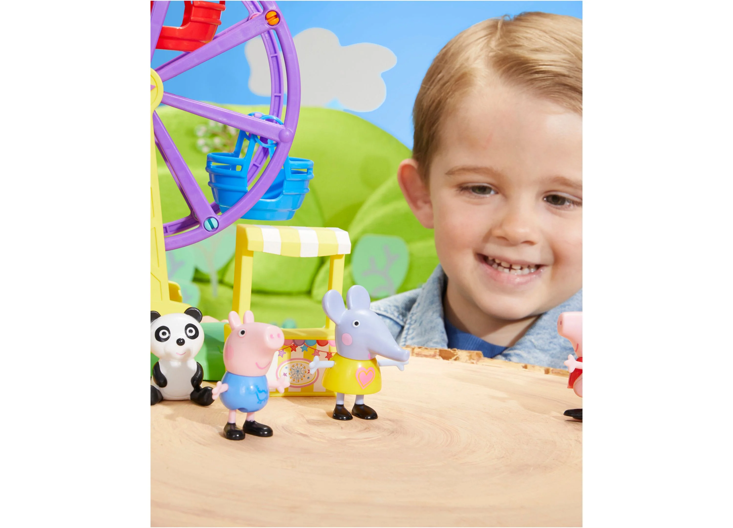 Peppa Pig Peppa's Fun Fair Playset with Spinning Ferris Wheel - Image 10