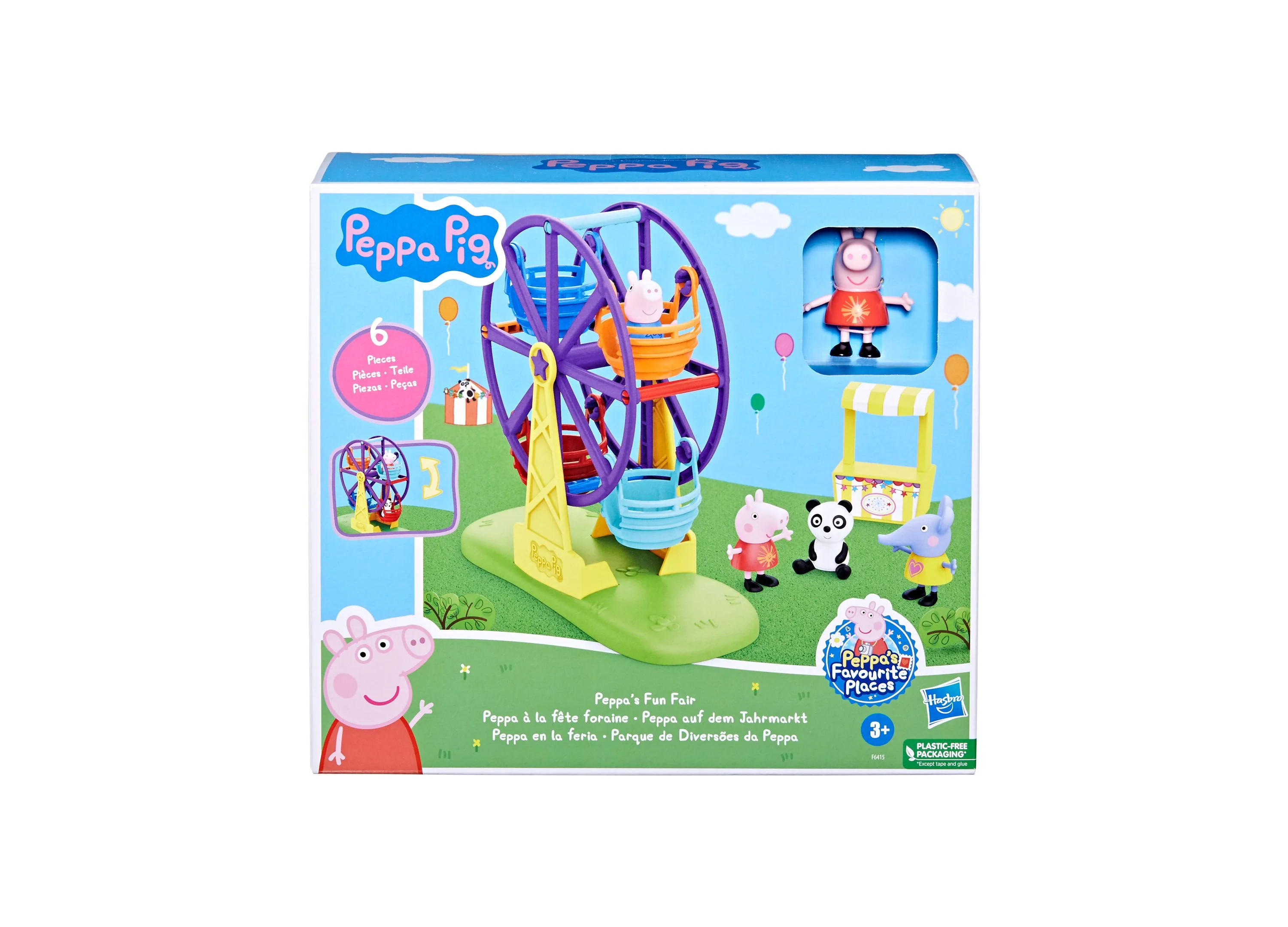 Peppa Pig Peppa's Fun Fair Playset with Spinning Ferris Wheel - Image 13