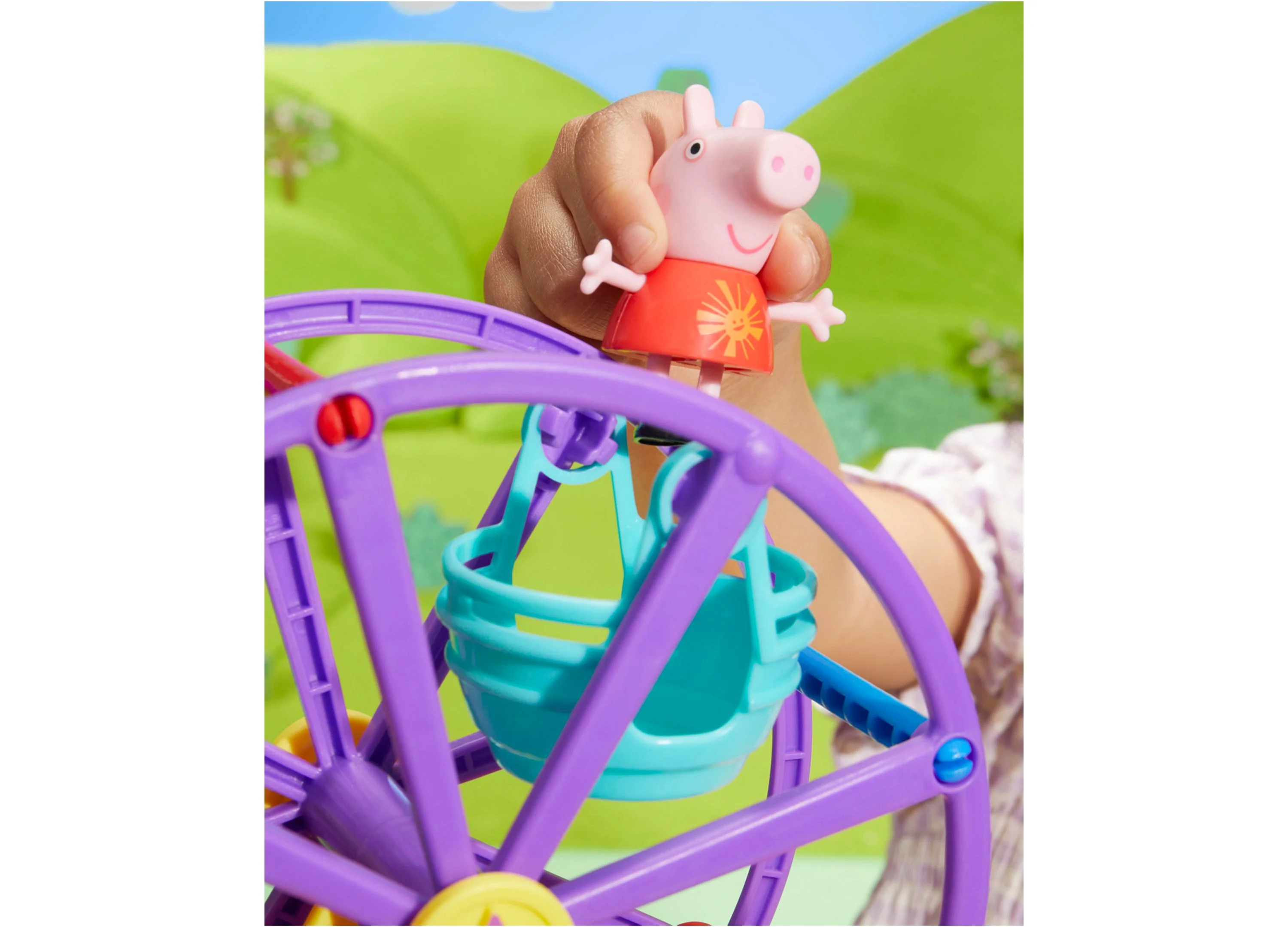 Peppa Pig Peppa's Fun Fair Playset with Spinning Ferris Wheel - Image 2