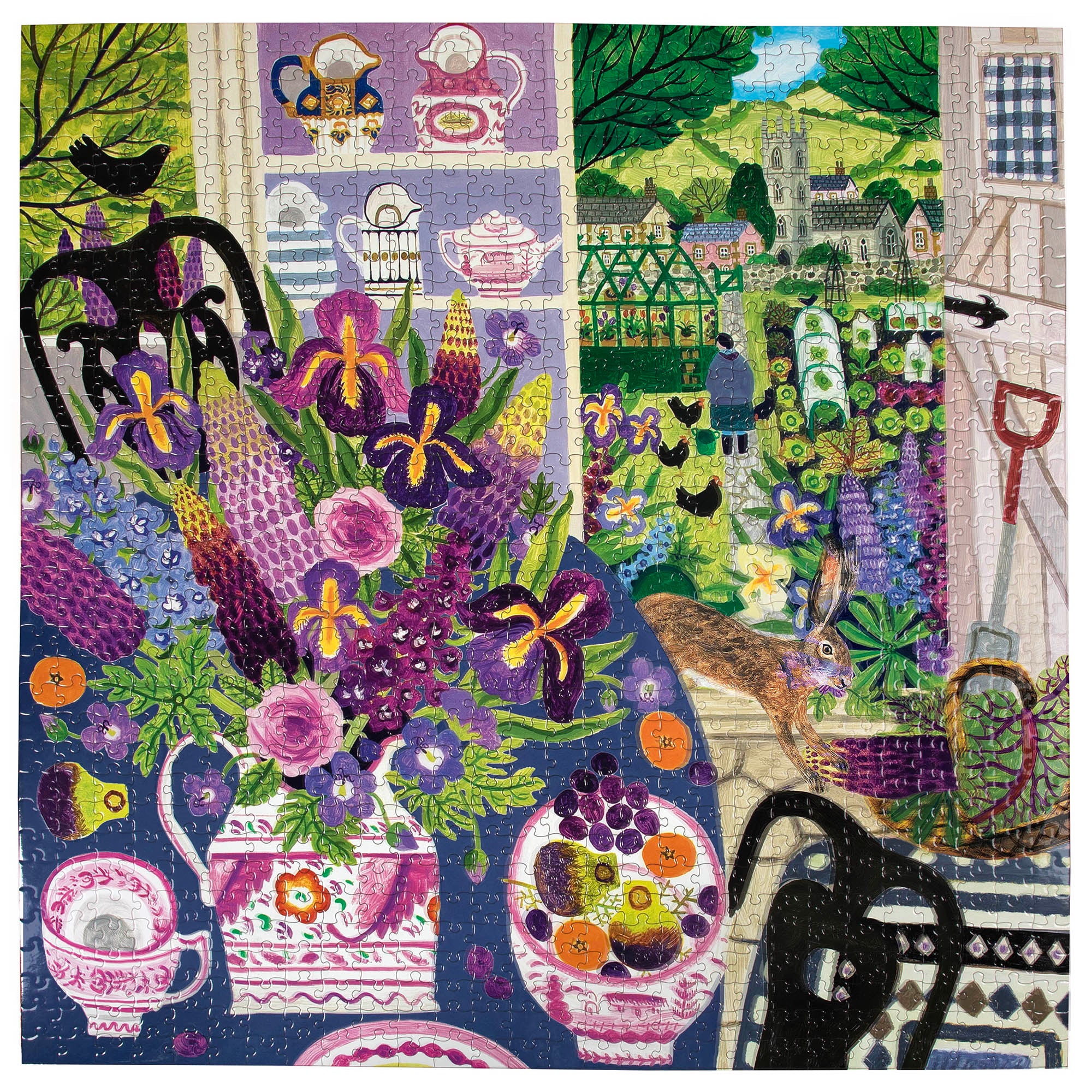 Piece&Love Lavender Kitchen Jigsaw Puzzle - 1000 pc