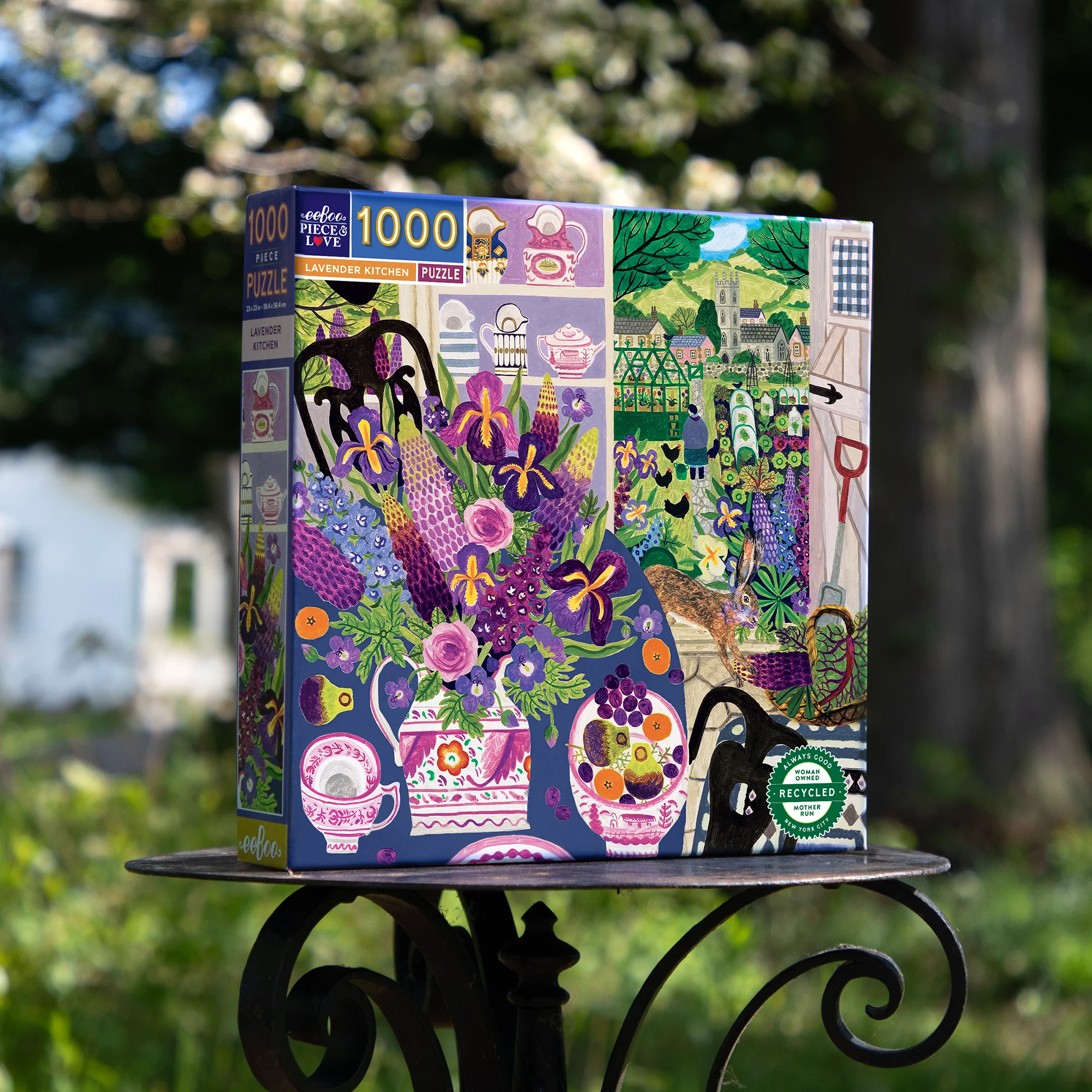 Piece&Love Lavender Kitchen Jigsaw Puzzle - 1000 pc - Image 3