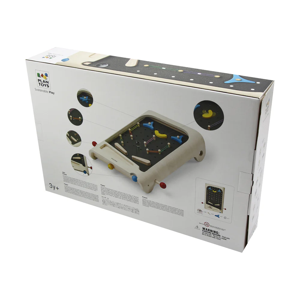 Plan Toys Classic Wooden Pinball Game Board - Image 3
