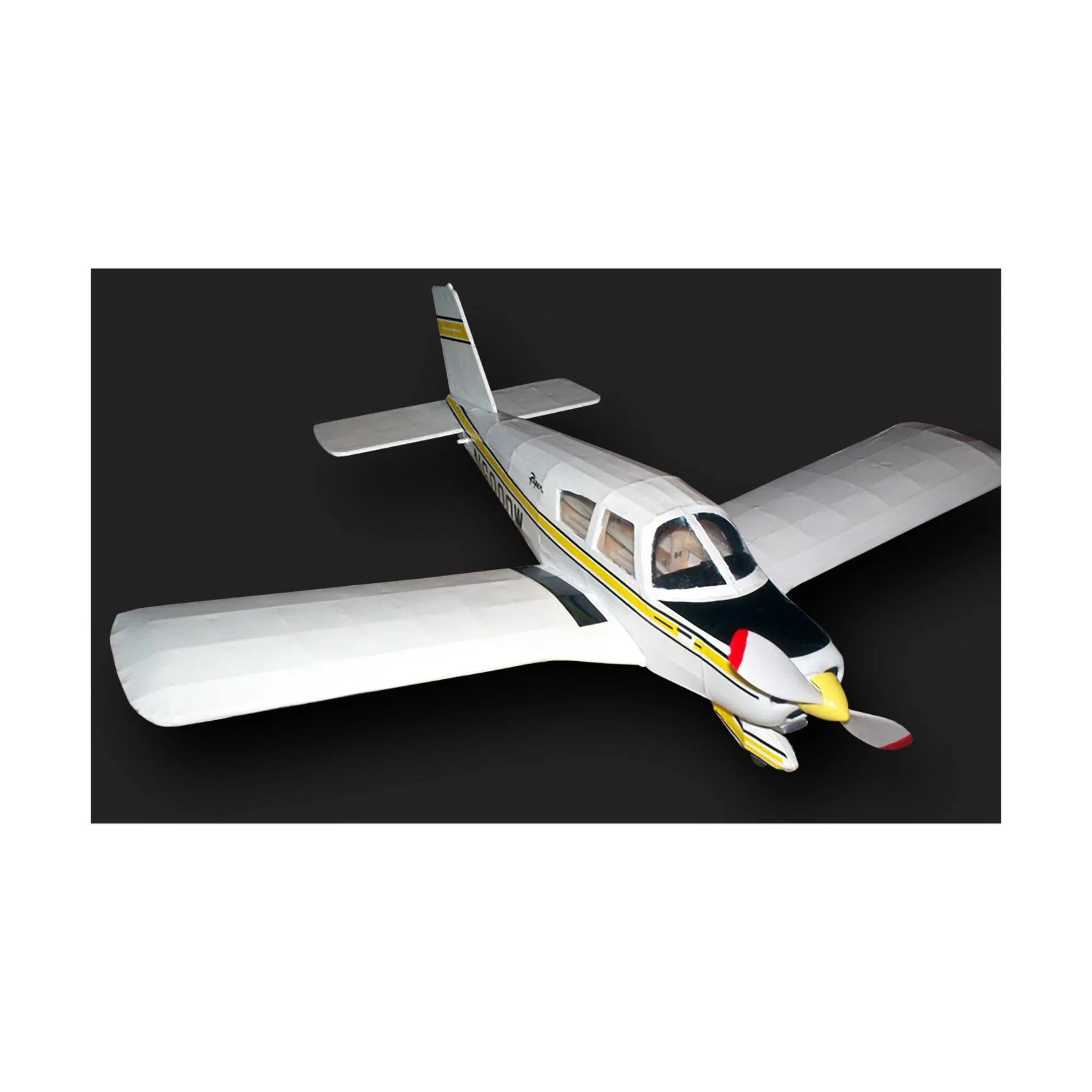 Guillow's Piper Cherokee 140 1/20 Scale Laser Cut Model Airplane Kit - Image 2