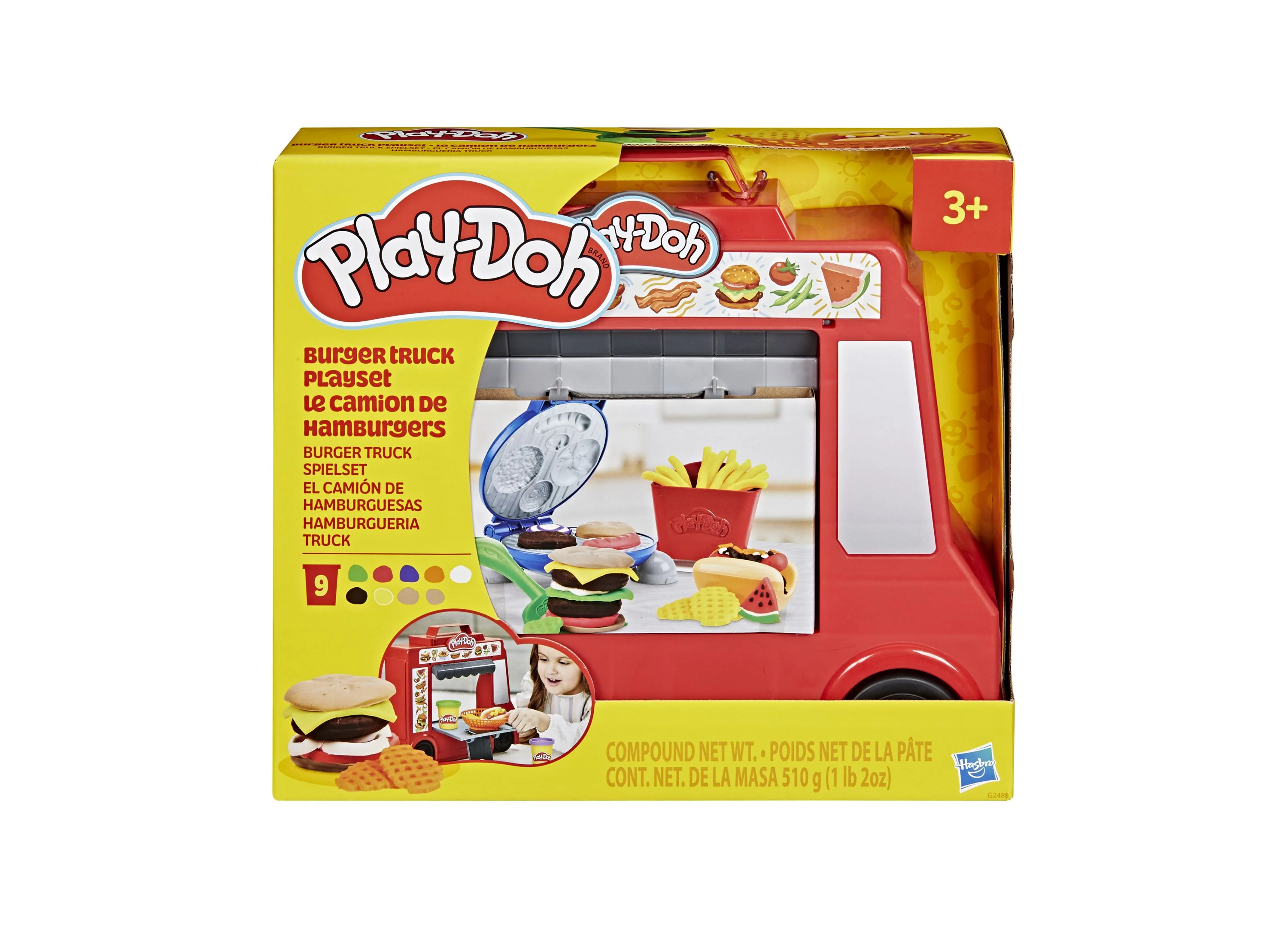 Play-Doh Burger Truck Creations Playset - Culinary Art Fun - Image 6