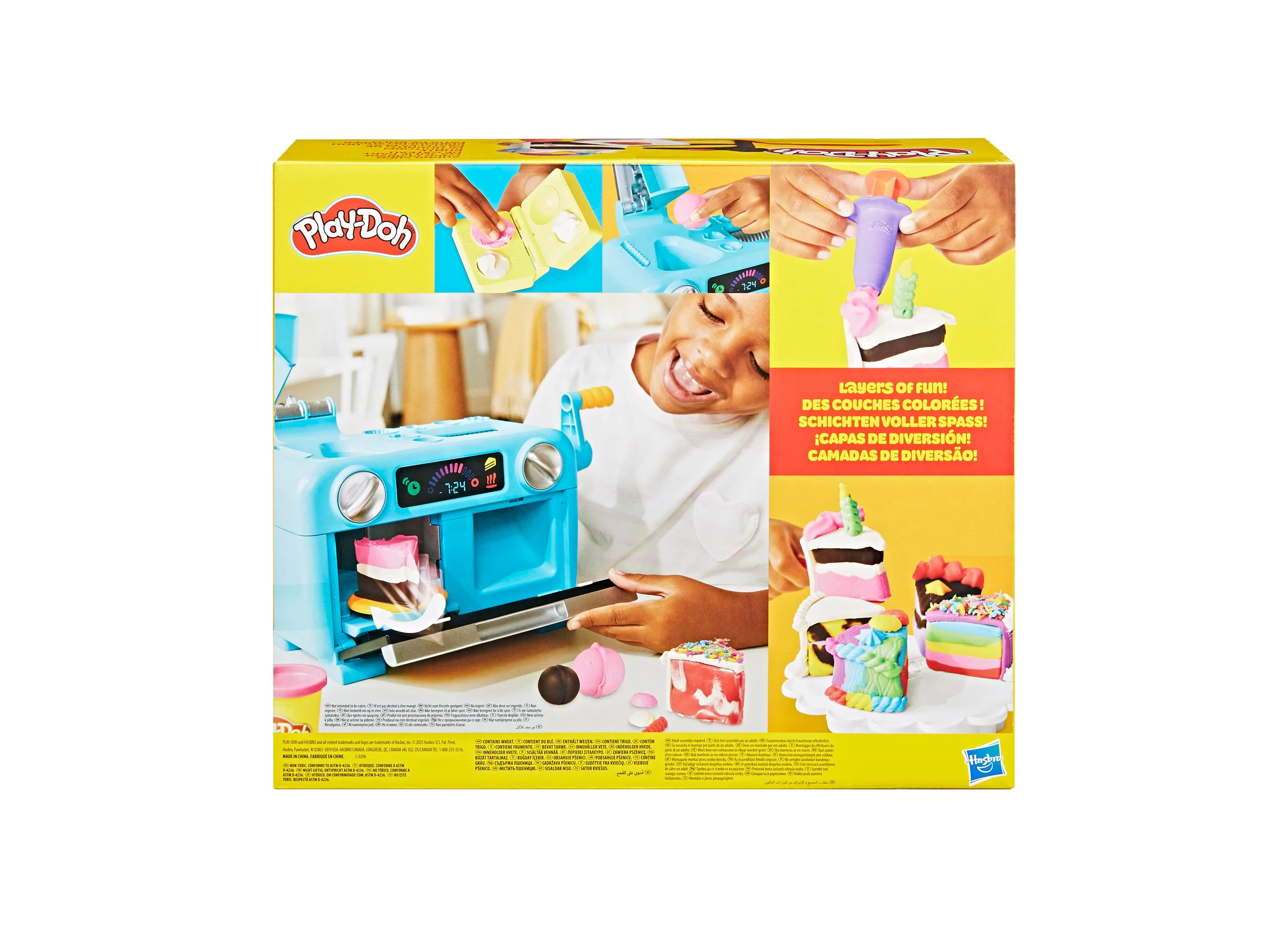 Play-Doh Super Slice Cake Playset with Spinning Oven - 17-Piece Set - Image 2
