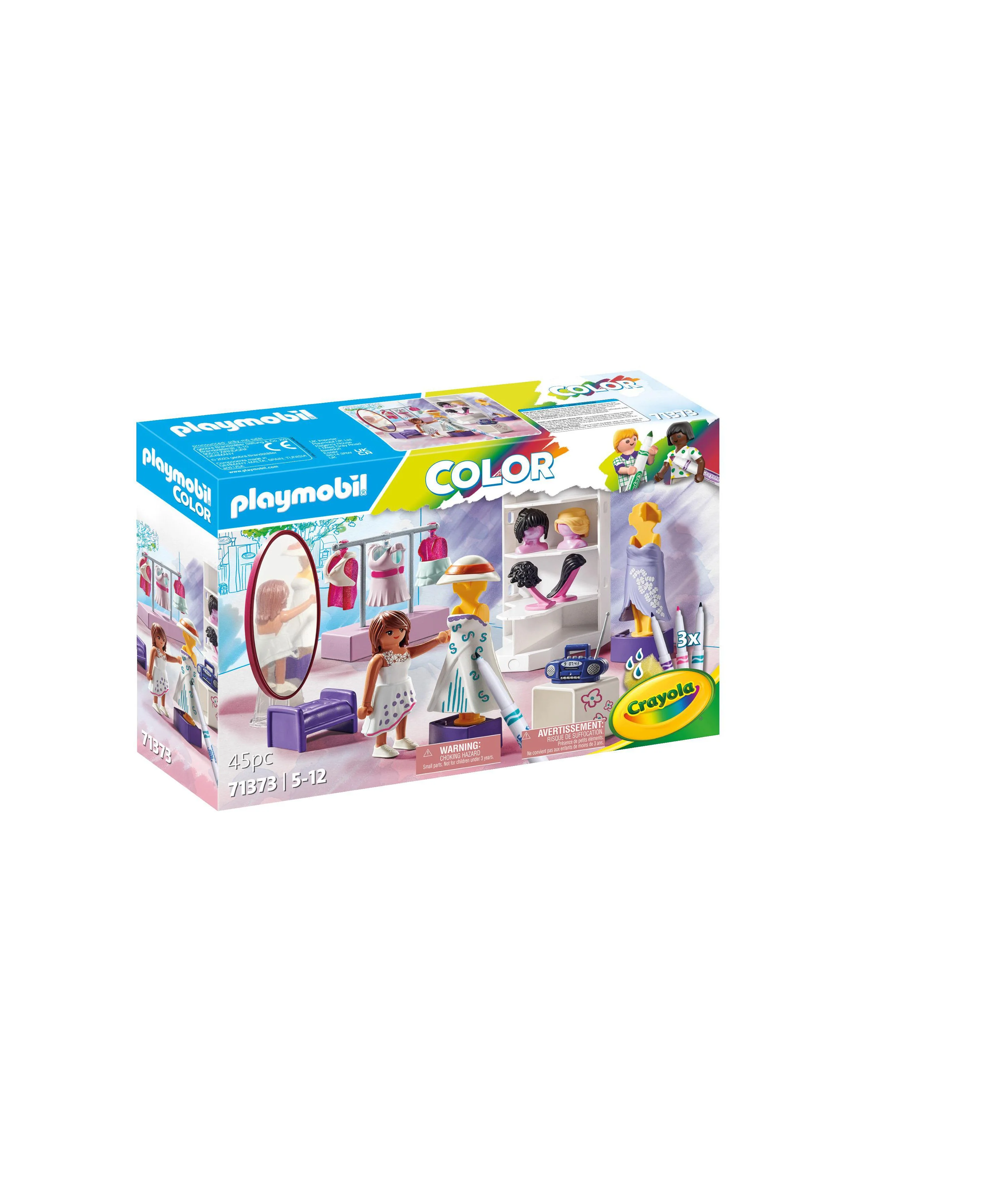 PLAYMOBIL Color with Crayola Fashion Designer Set - Creative Play Kit - Image 7