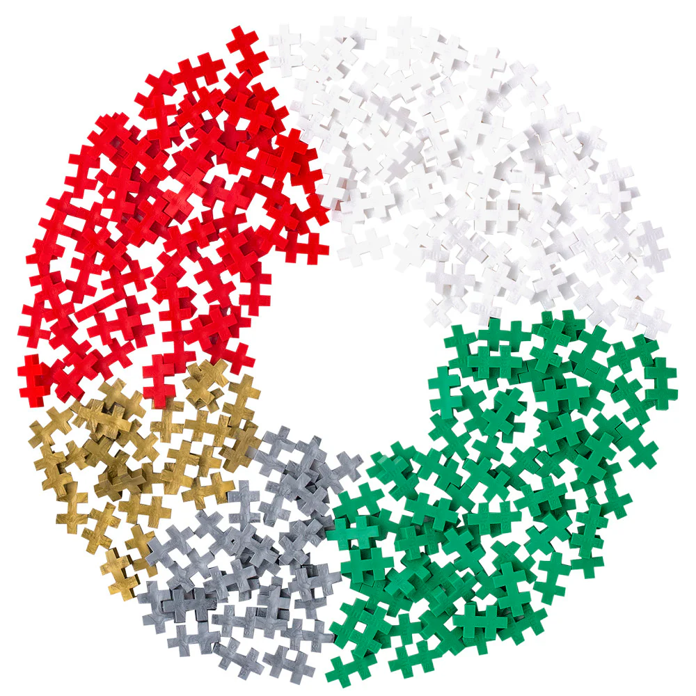 Plus-Plus Open Play Tube - Festive 240-Piece Building Set, Ages 5+ - Image 2