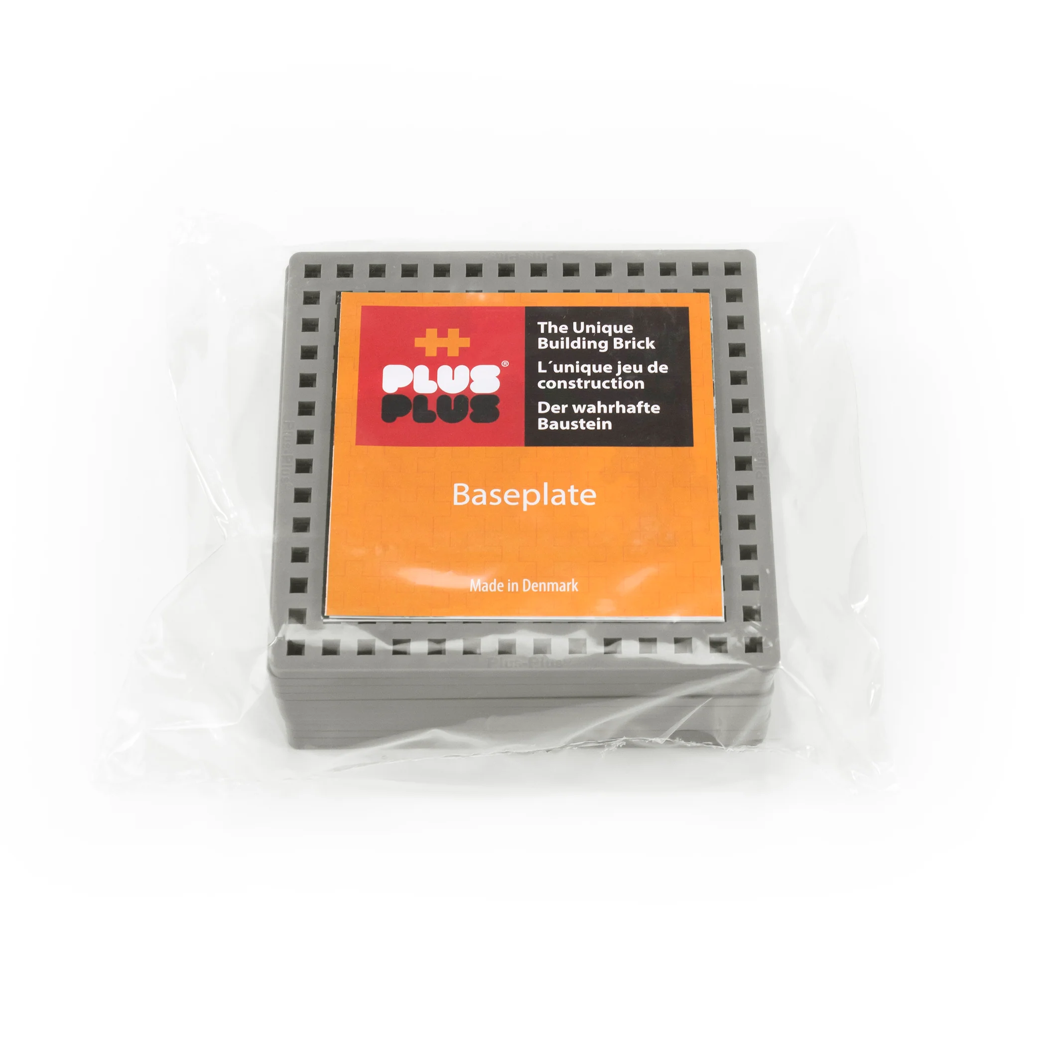 Plus-Plus Baseplates Classroom Pack, 12 Gray Building Platforms - Image 2