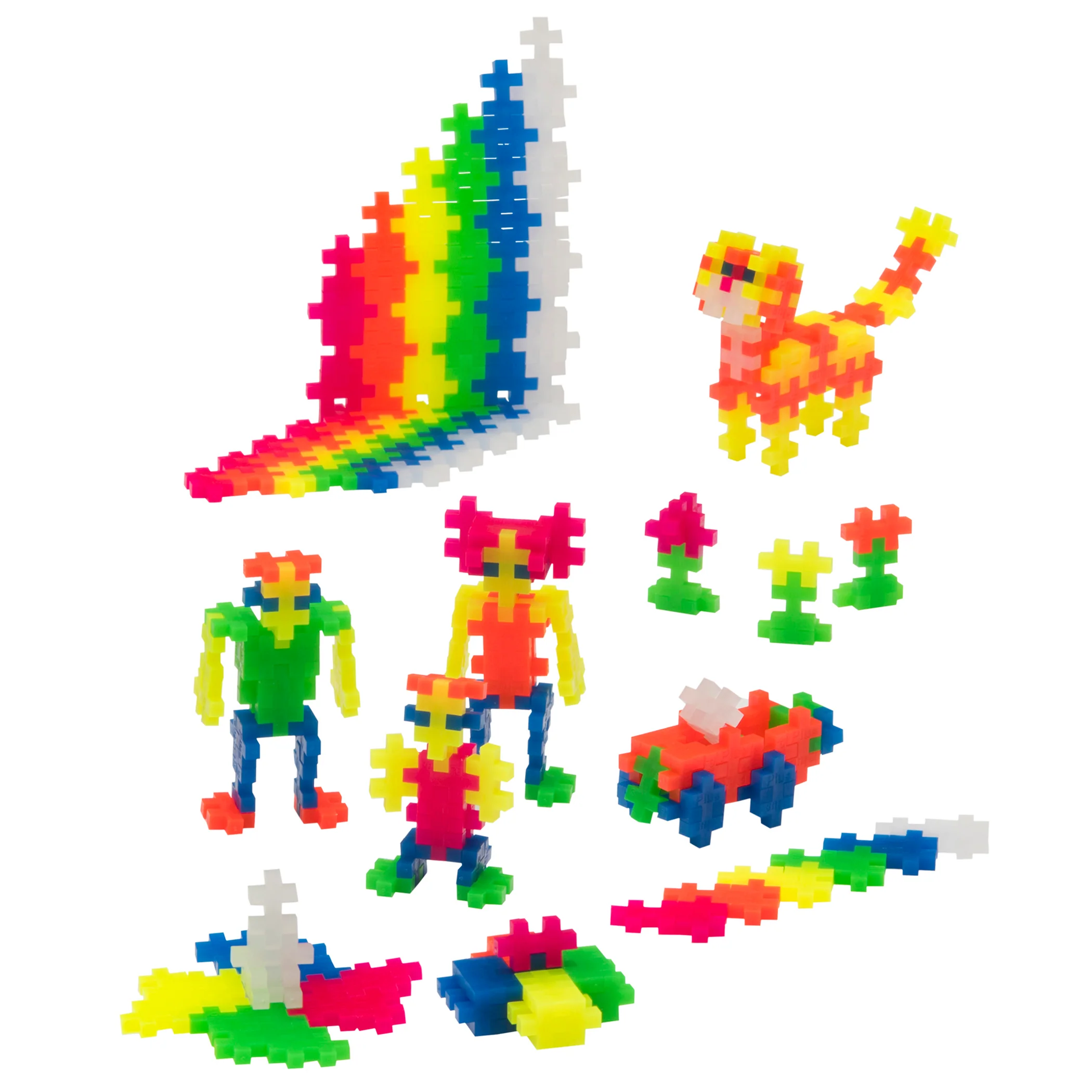 Plus-Plus School Set - 3600 Pieces with 12 Baseplates, Assorted Colors - Image 4