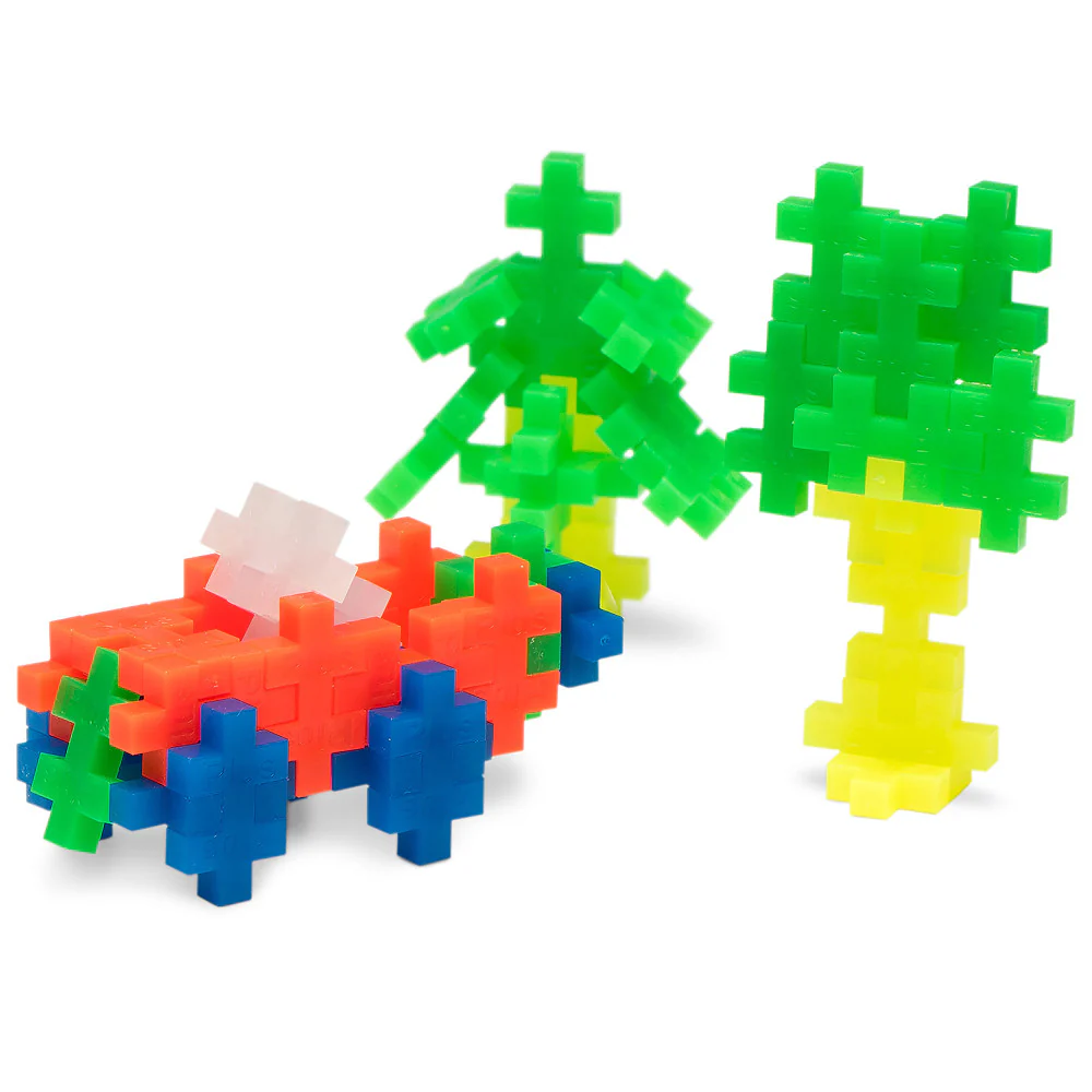Plus-Plus Super Tube - 500-Piece Neon Mix Building Set - Ages 5+ - Image 4