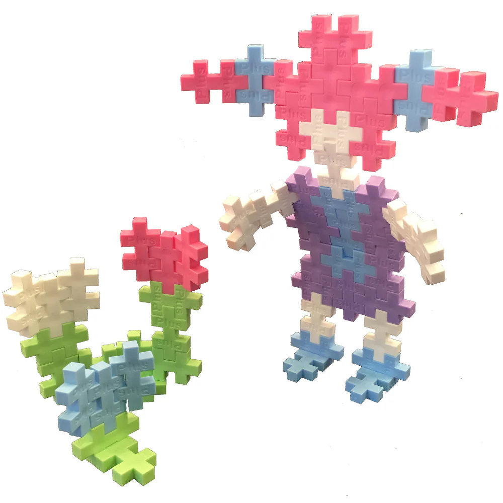 Plus-Plus Super Tube - Pastel Mix Construction Set - 500 Pieces - Image 3