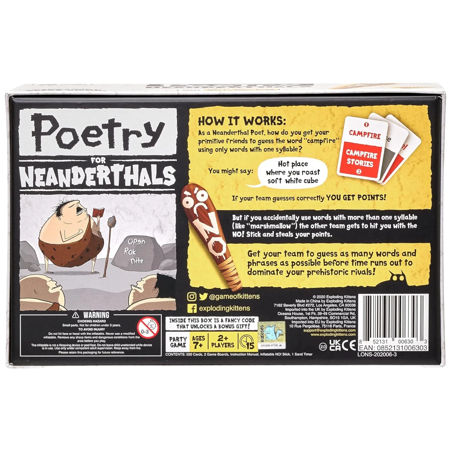 Poetry For Neanderthals: The Ultimate Caveman Word Game - Image 3