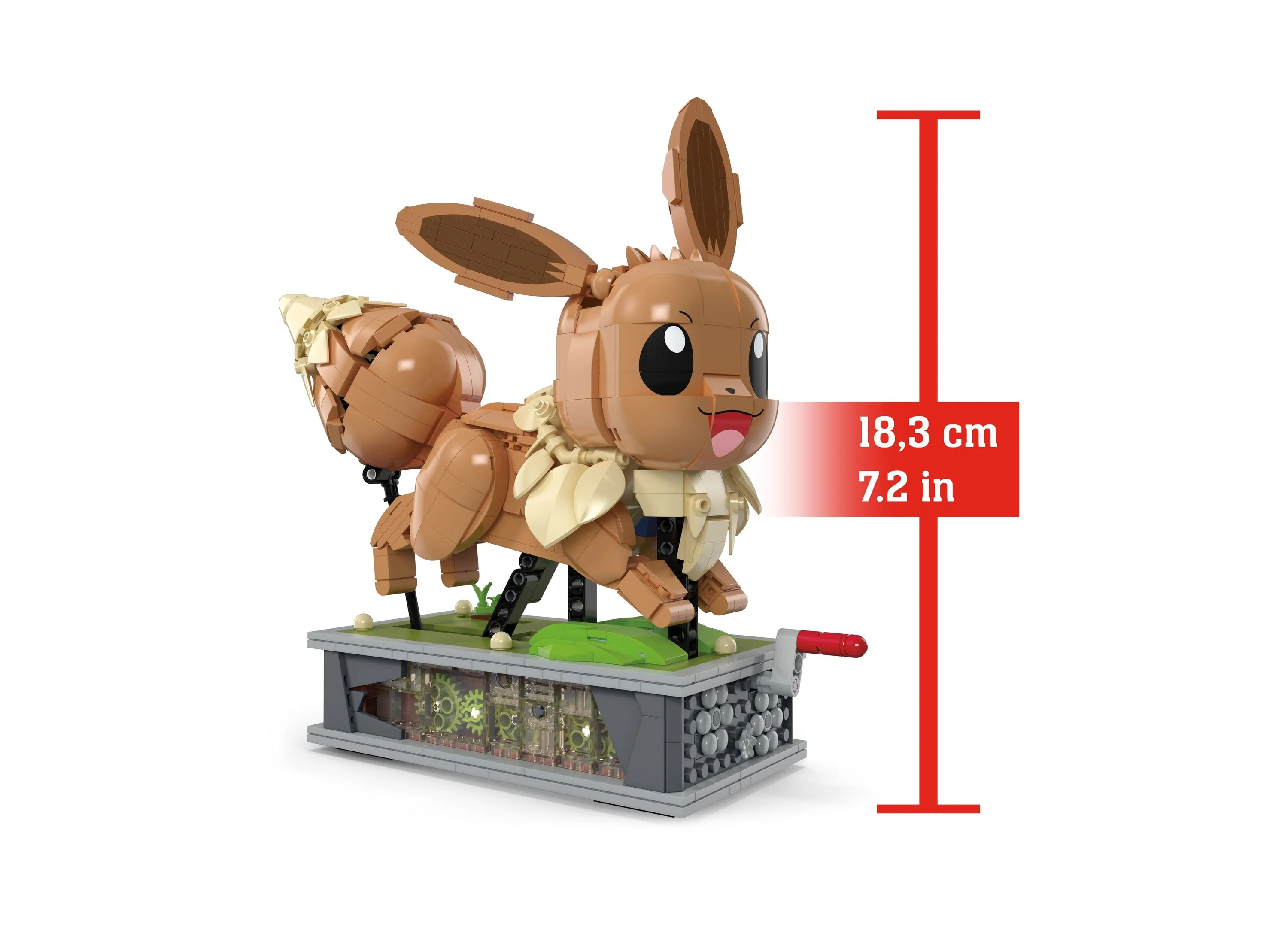 Pokemon MEGA Motion Eevee Building Toy Kit - 1366 Pieces for Collectors - Image 4
