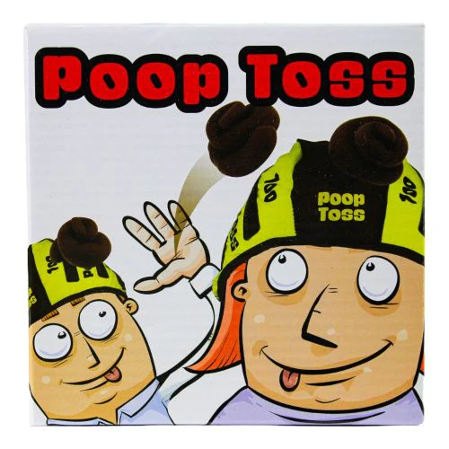 GoToys Hilarious Poop Toss with Plush Hats Game for Family Fun