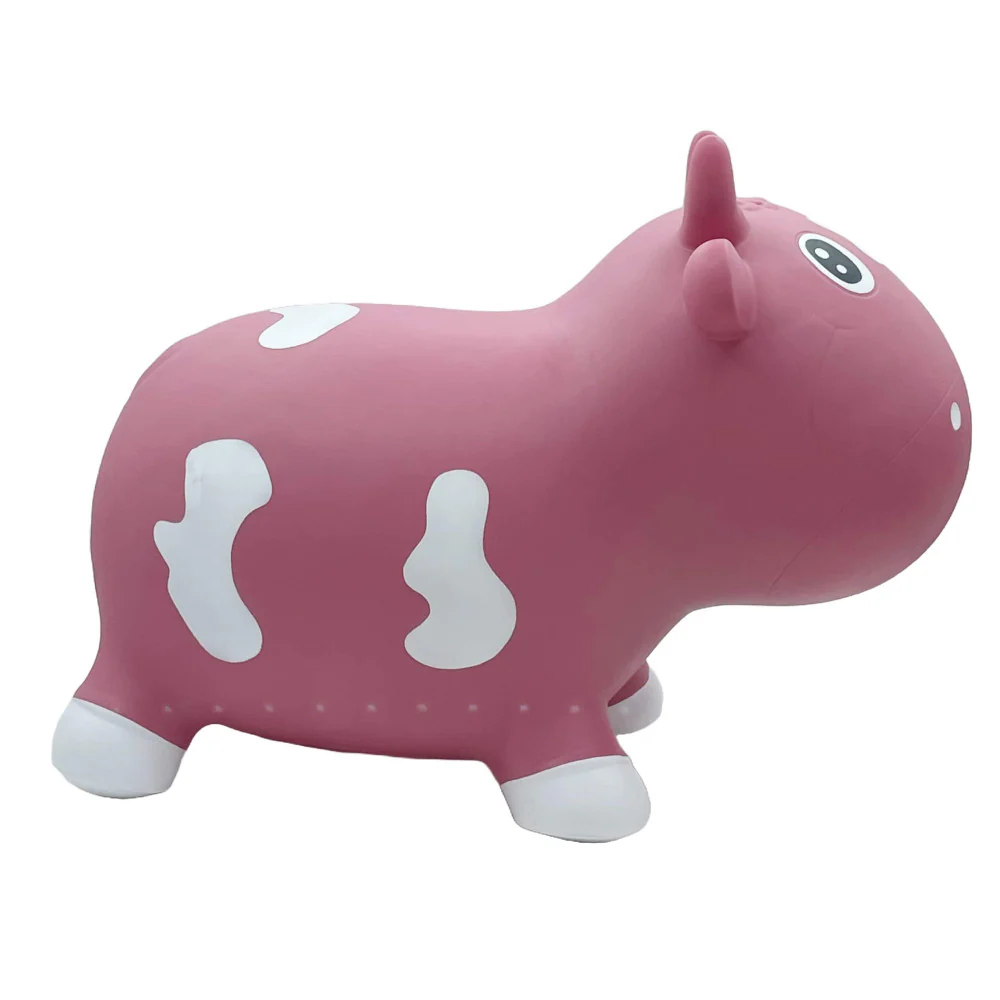 Pop It Up Kidzzfarm Bouncing Cow - Pink, Inflatable Hopper for Toddlers - Image 7
