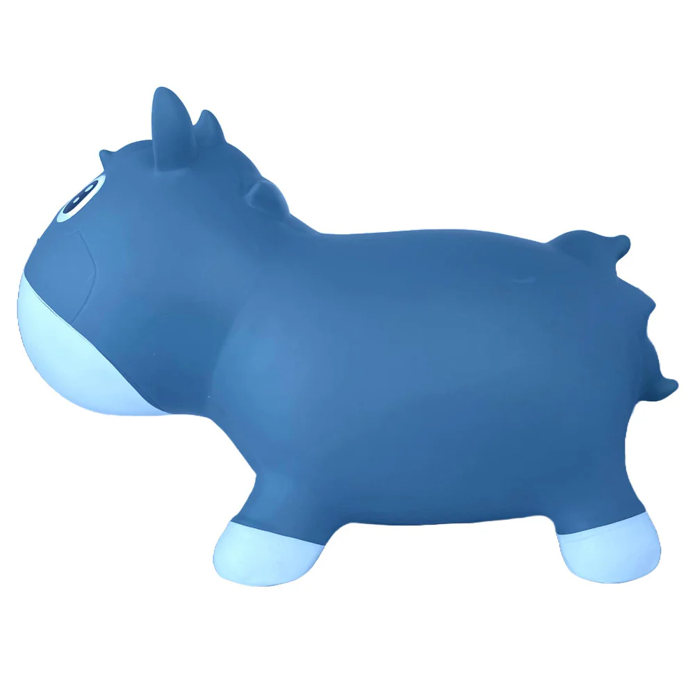 Kidzzfarm Bouncy Junior Blue Horse: Inflatable Hopper for Toddlers - Image 3