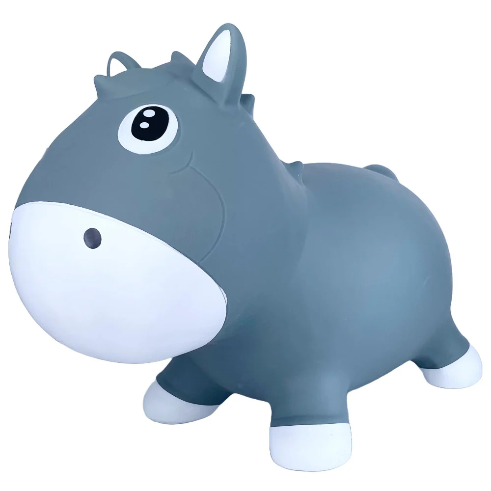 Kidzzfarm Bouncy Junior Blue Horse: Inflatable Hopper for Toddlers - Image 6