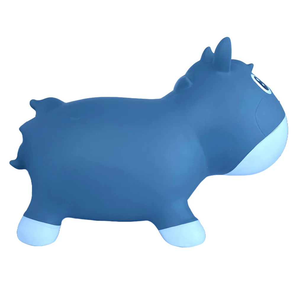 Kidzzfarm Bouncy Junior Blue Horse: Inflatable Hopper for Toddlers - Image 7