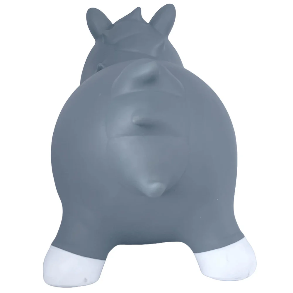 Pop It Up: Kidzzfarm Bouncy Horse Junior - Grey - Inflatable Animal Hopper - Image 4