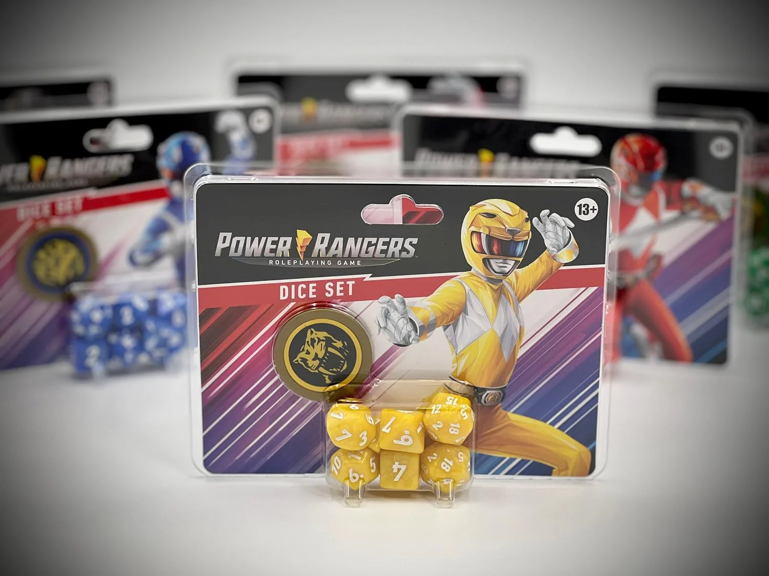 Power Rangers RPG Yellow Dice Set - Ultimate Ranger Roleplay Gear - Image 3