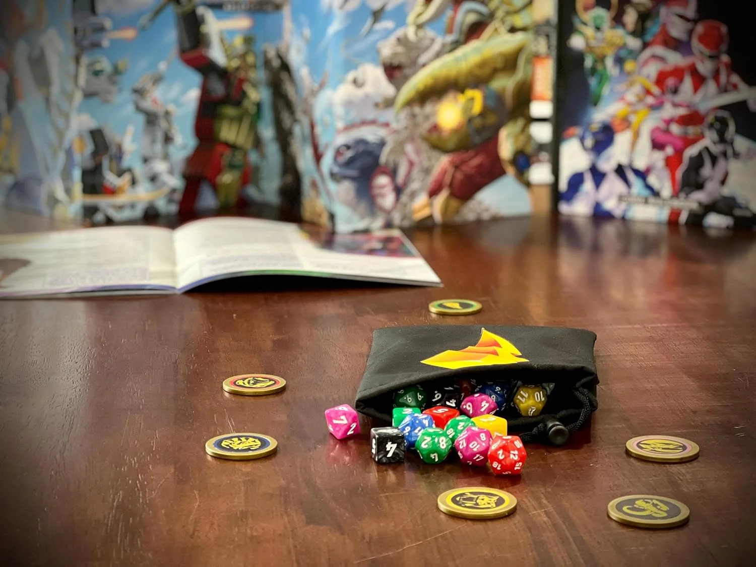 Power Rangers RPG Yellow Dice Set - Ultimate Ranger Roleplay Gear - Image 4
