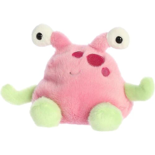 Aurora Palm Pals Silly Alien 5 inch Plush - Pink and Green - Image 2