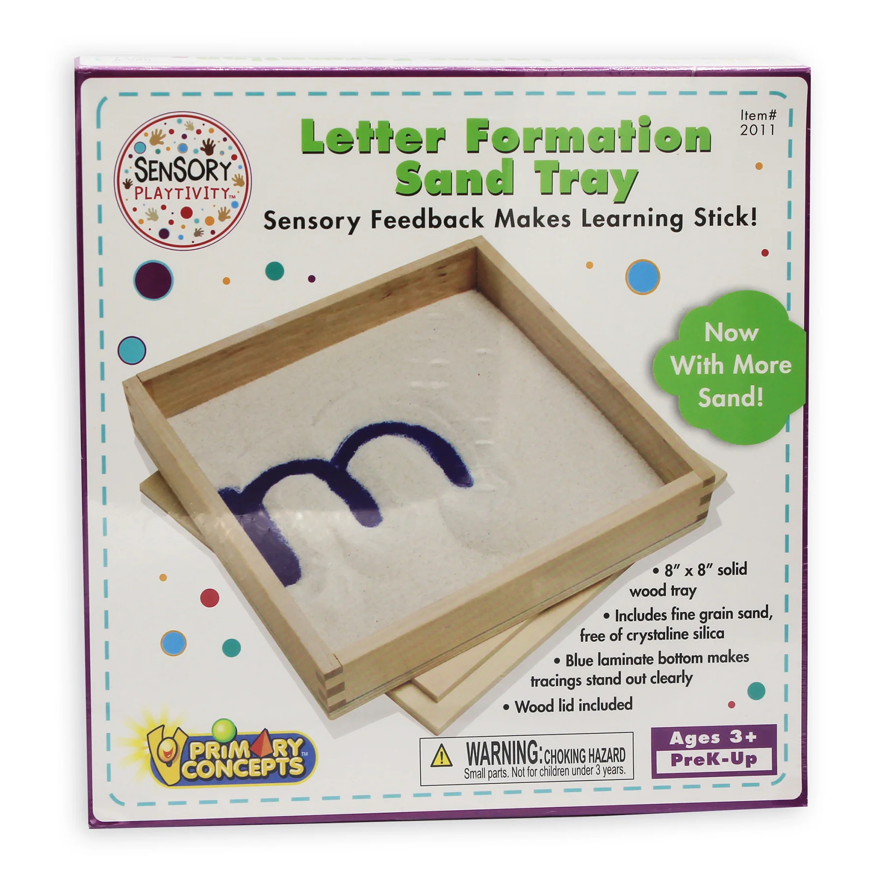 Primary Concepts Letter Formation Sand Tray - Educational Toy - Blue - Image 2