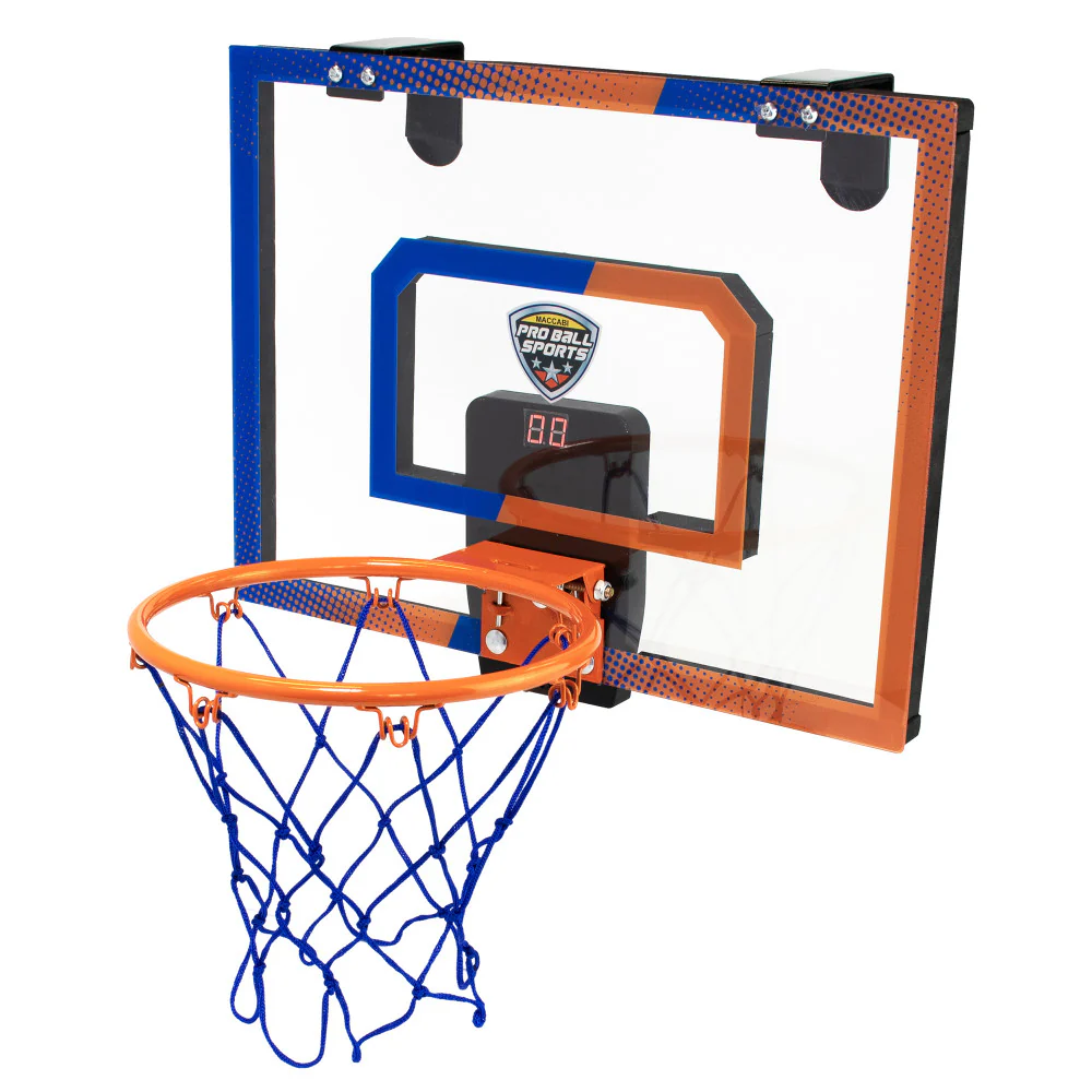 Pro Ball Electronic Over-the-Door Basketball Hoop Game - Image 4