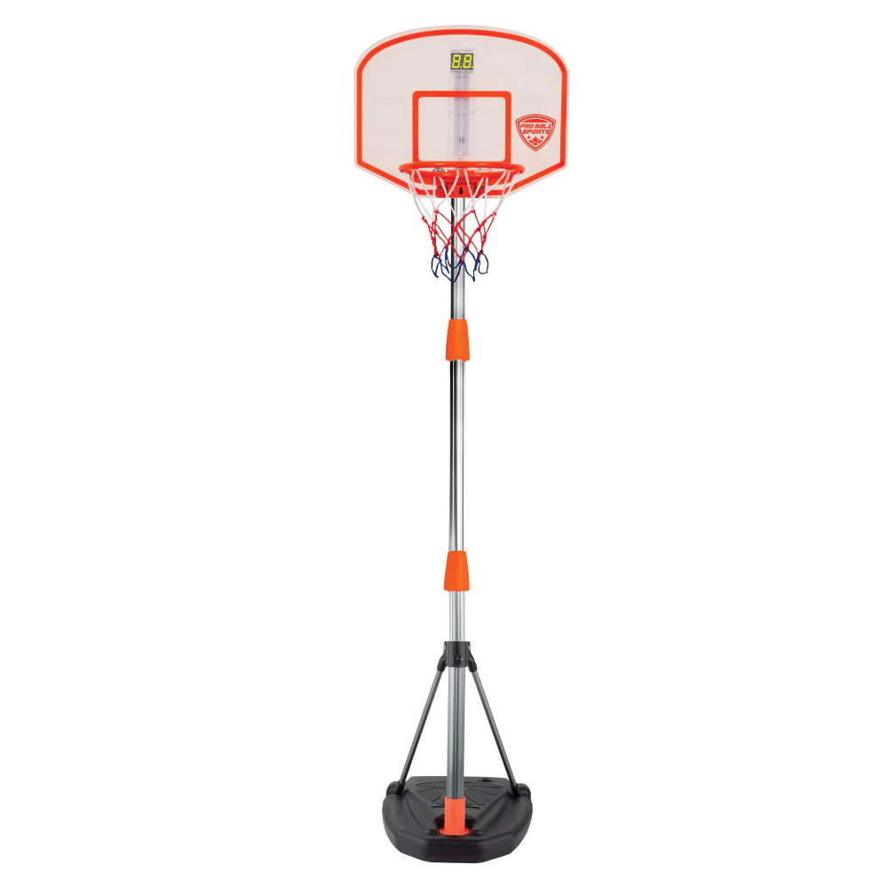 Pro Ball Adjustable Portable Basketball Game with Electronic Scoreboard - Image 6