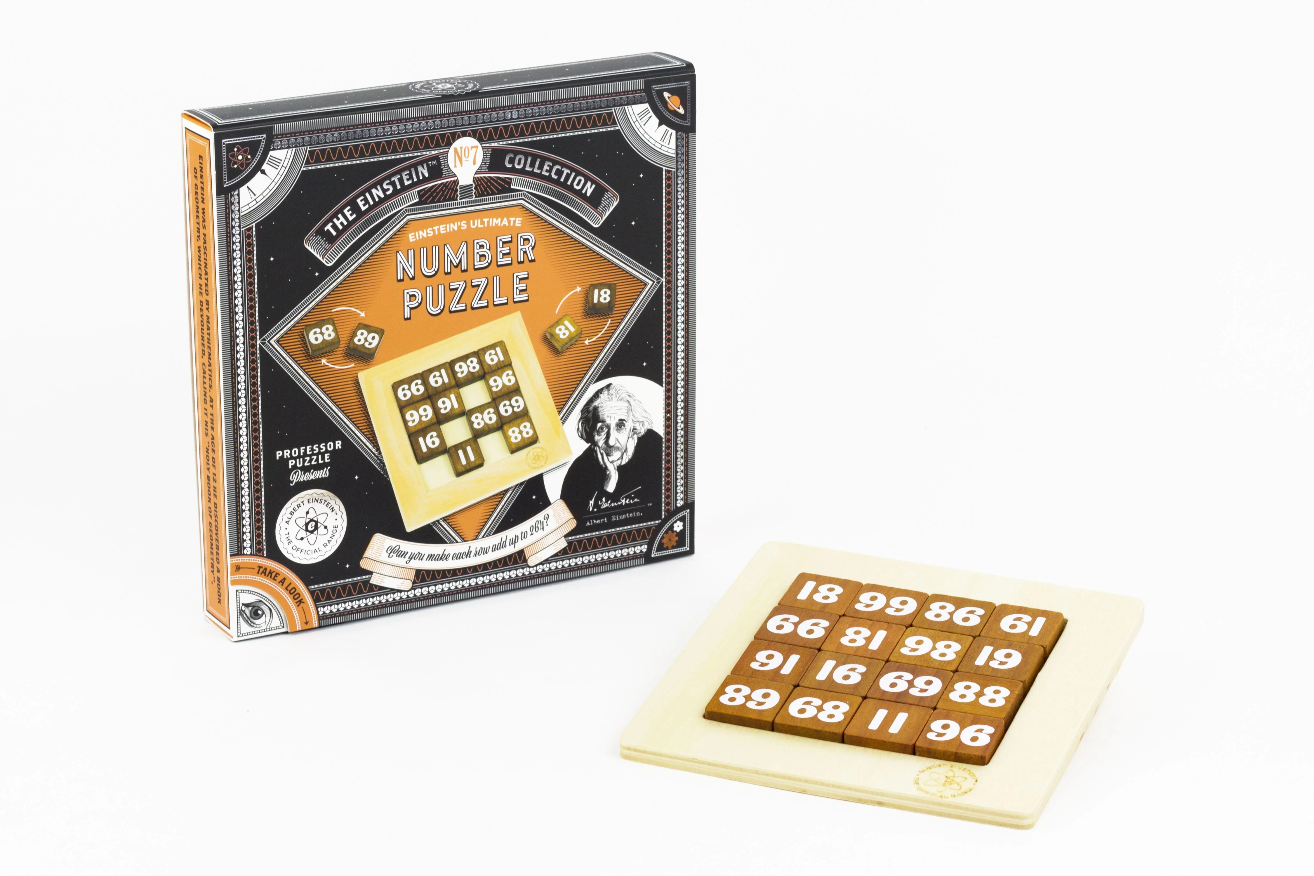 Professor Puzzle Einstein's Ultimate Number Challenge Wooden Arithmetic Puzzle - Image 2