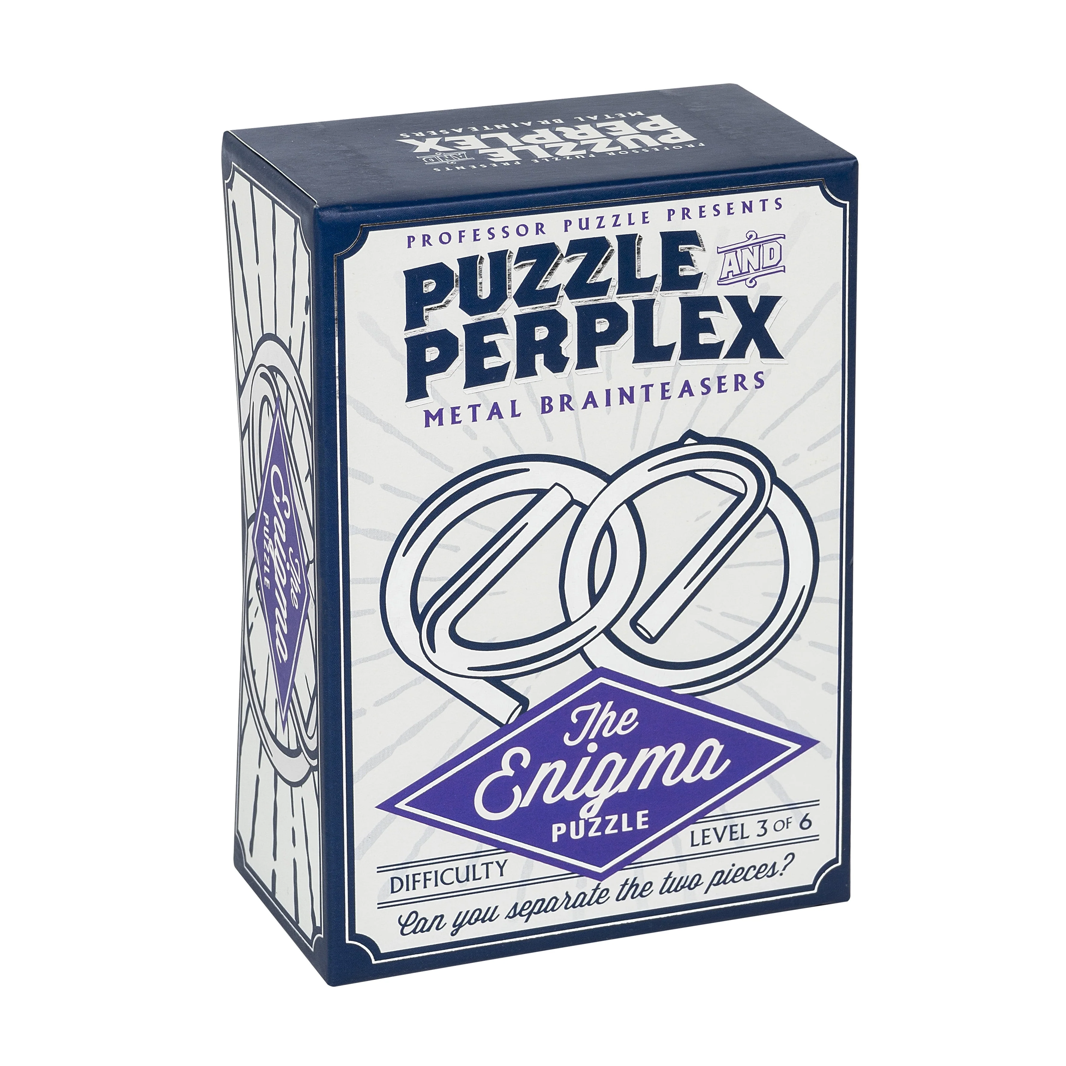 Professor Puzzle Enigma Steel Brain-Teaser Puzzle