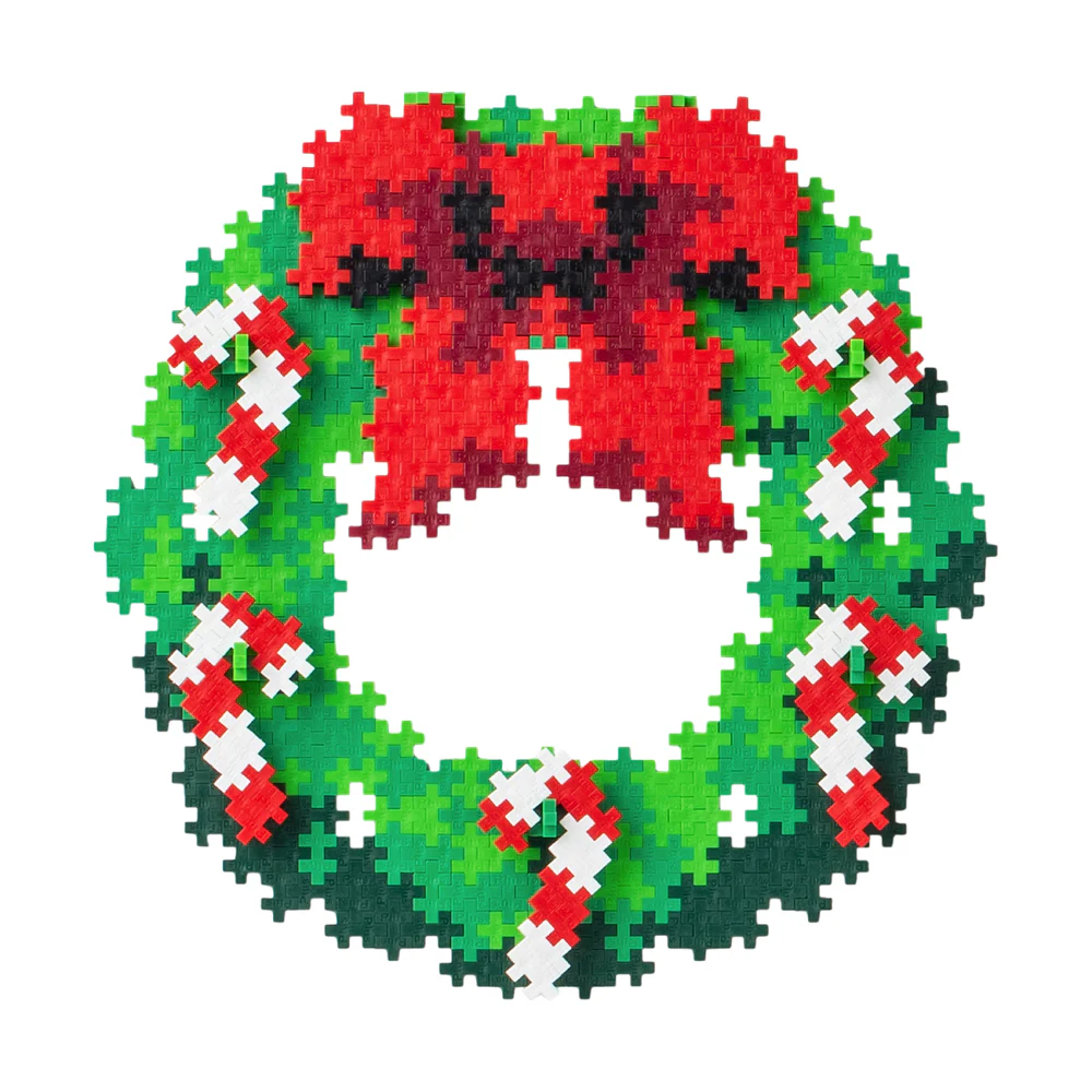 Plus-Plus Wreath Puzzle By Number - 500 pc - Image 3