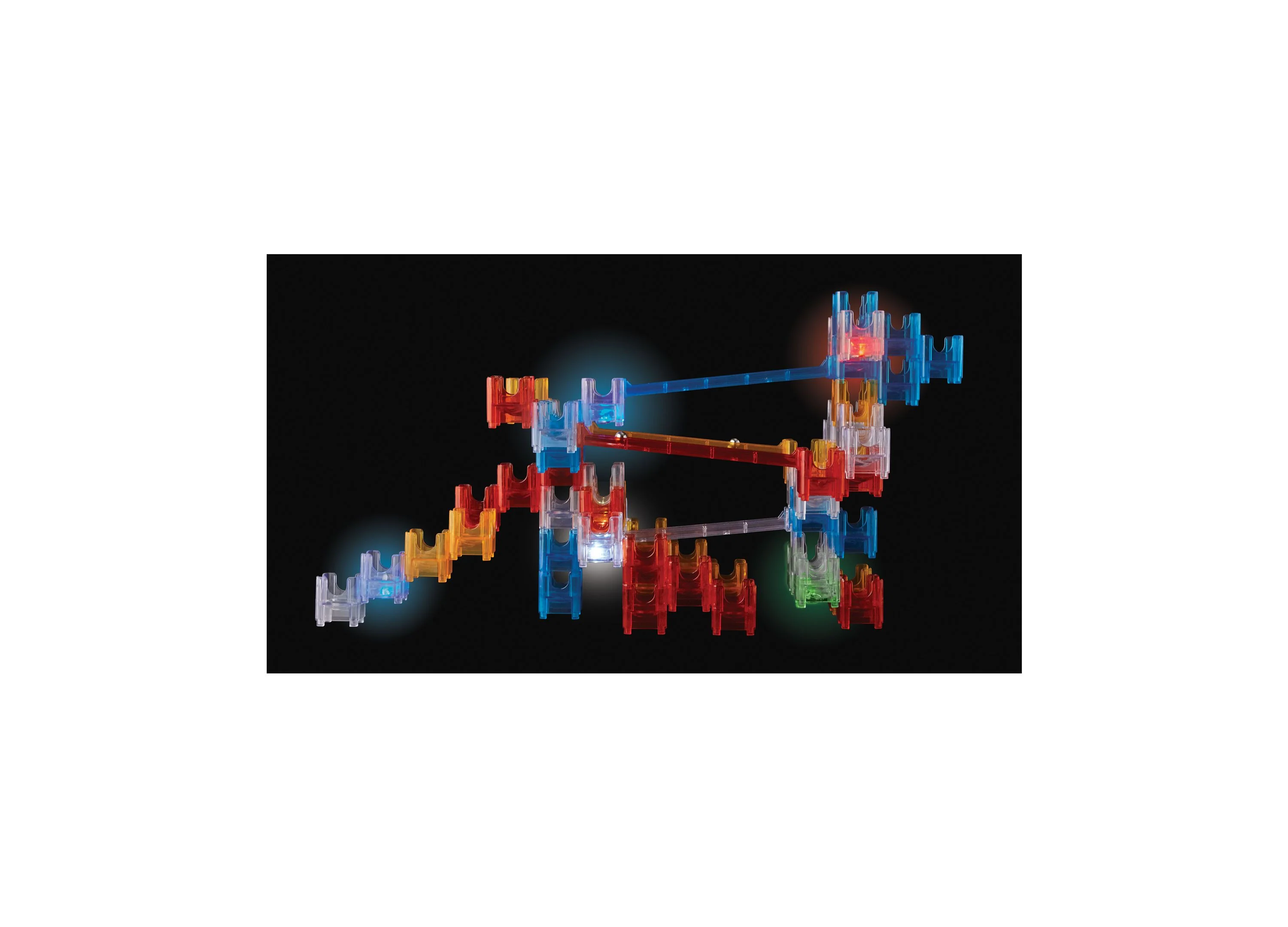 MindWare Q-BA-MAZE 2.0 Deluxe Lights Set - Interactive Marble Maze - Image 3