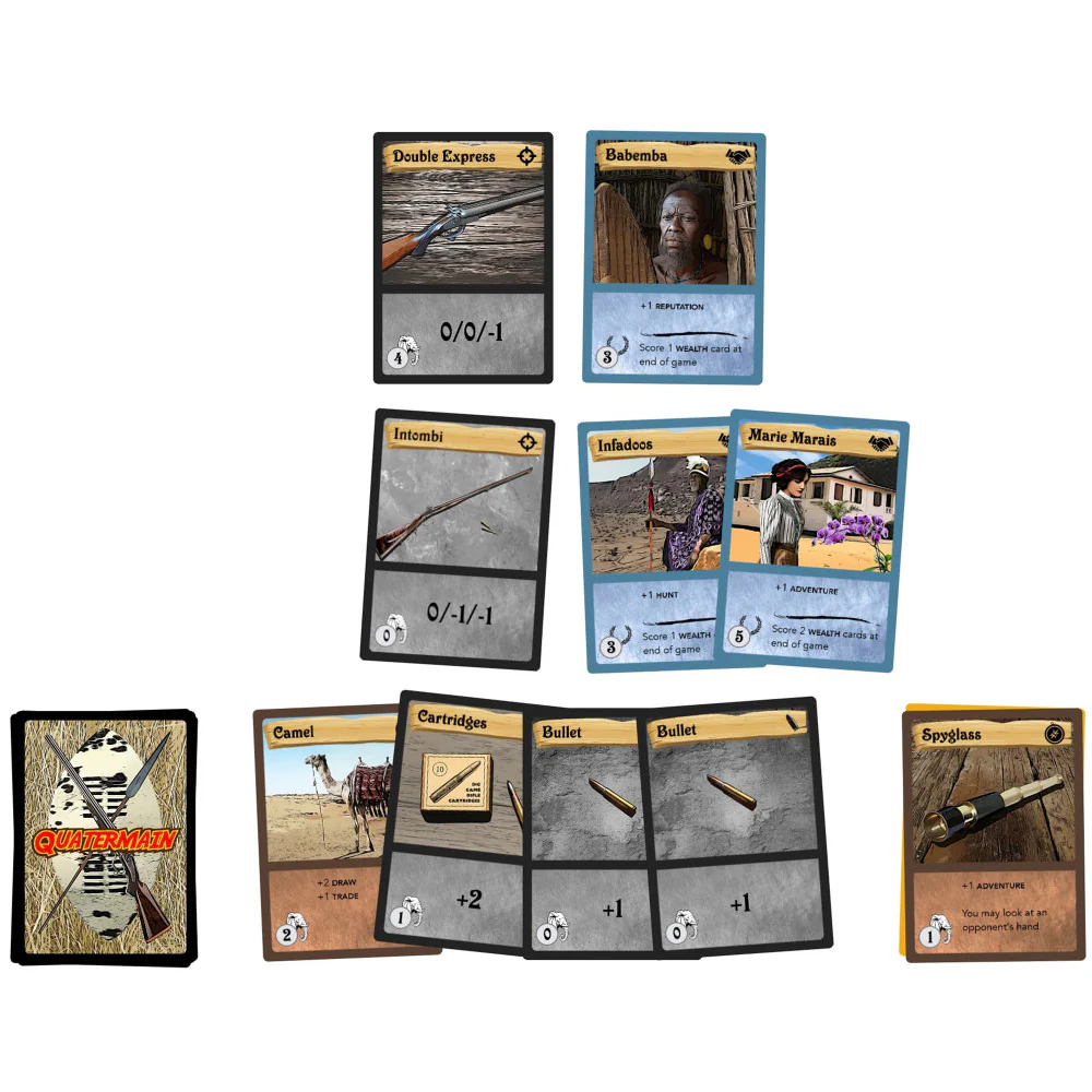 Quatermain: King Solomon's Mines Deck Building Adventure Game - Image 3