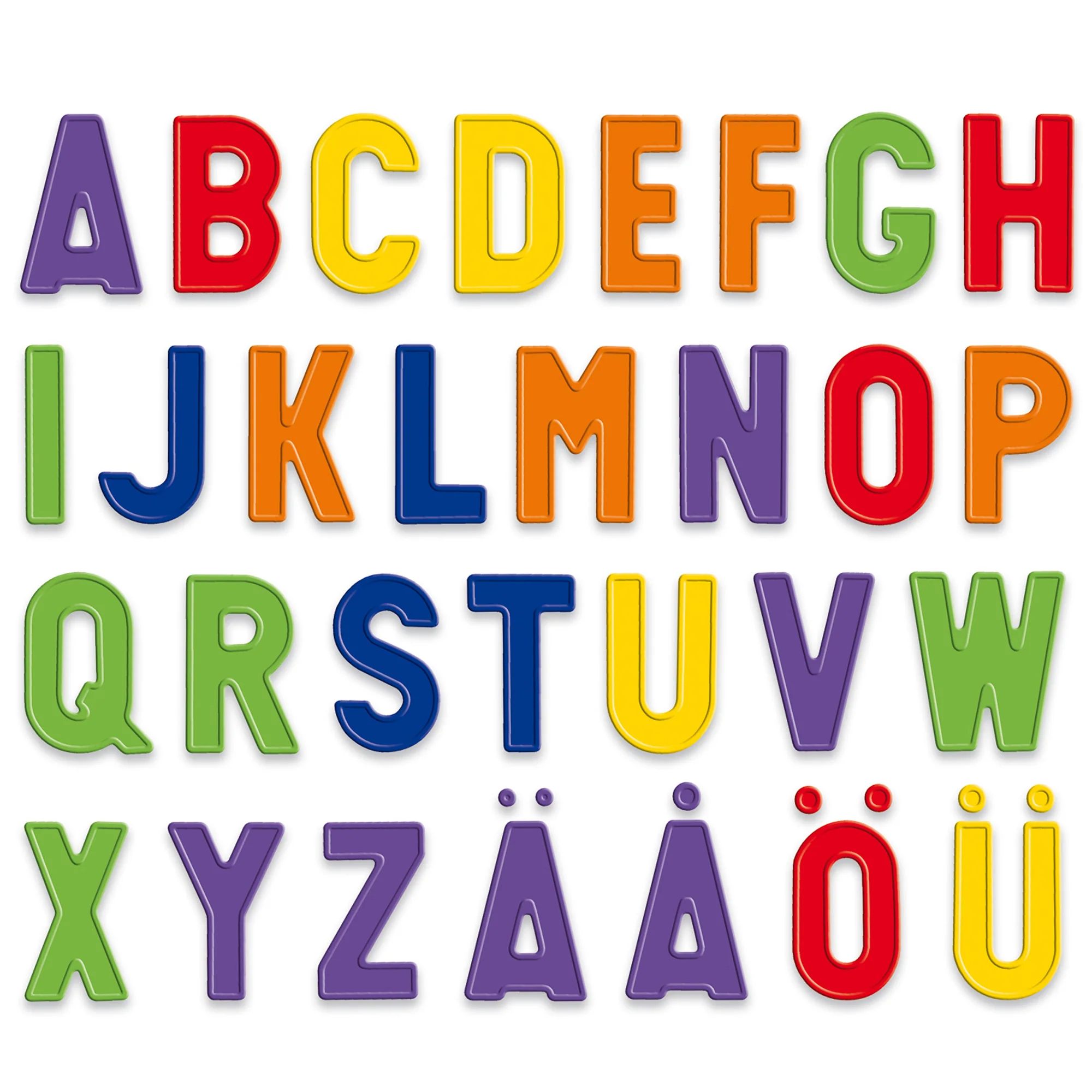 Quercetti Magnetic ABC Spell Master Set - 44 Colorful Letters for Kids 4+ - Image 2