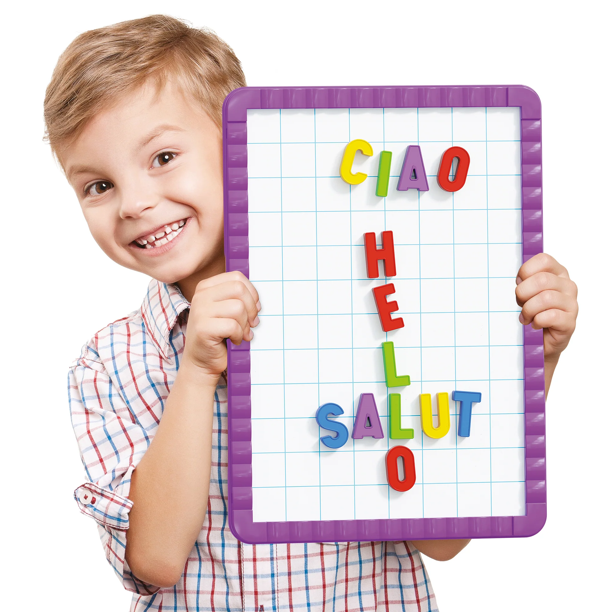 Quercetti Magnetic ABC Spell Master Set - 44 Colorful Letters for Kids 4+ - Image 3