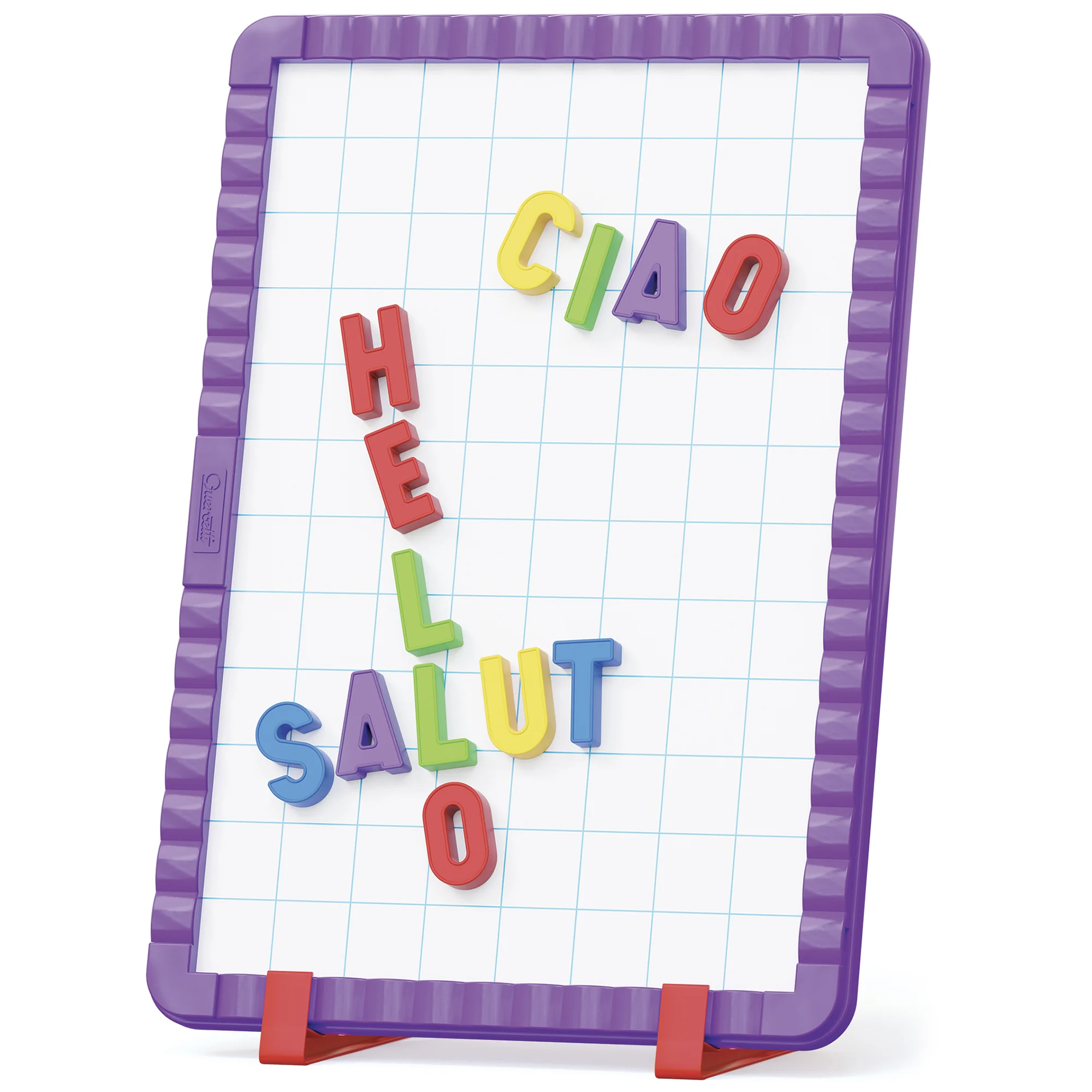 Quercetti Magnetic ABC Spell Master Set - 44 Colorful Letters for Kids 4+ - Image 5